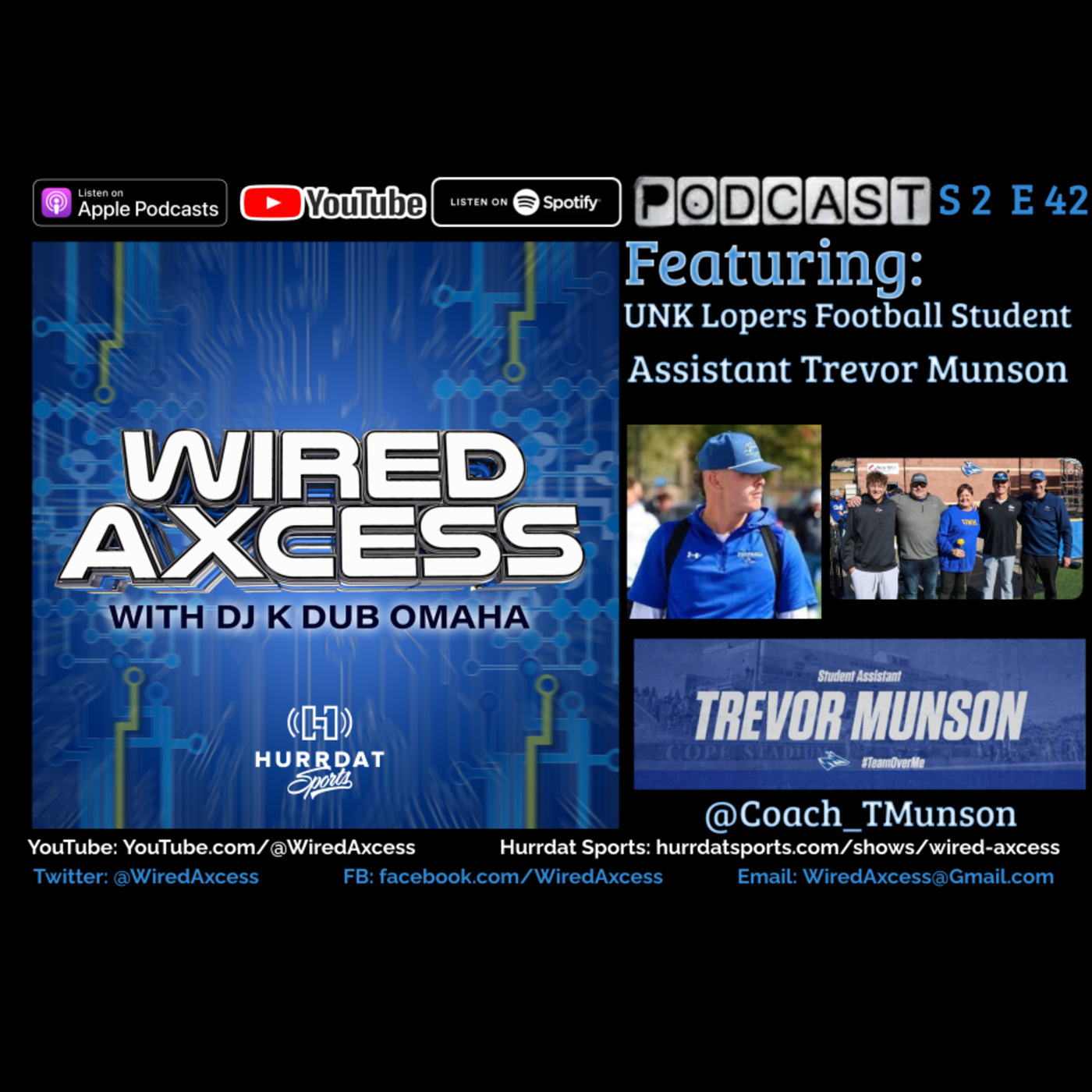 UNK Lopers Football Trevor Munson episode artwork