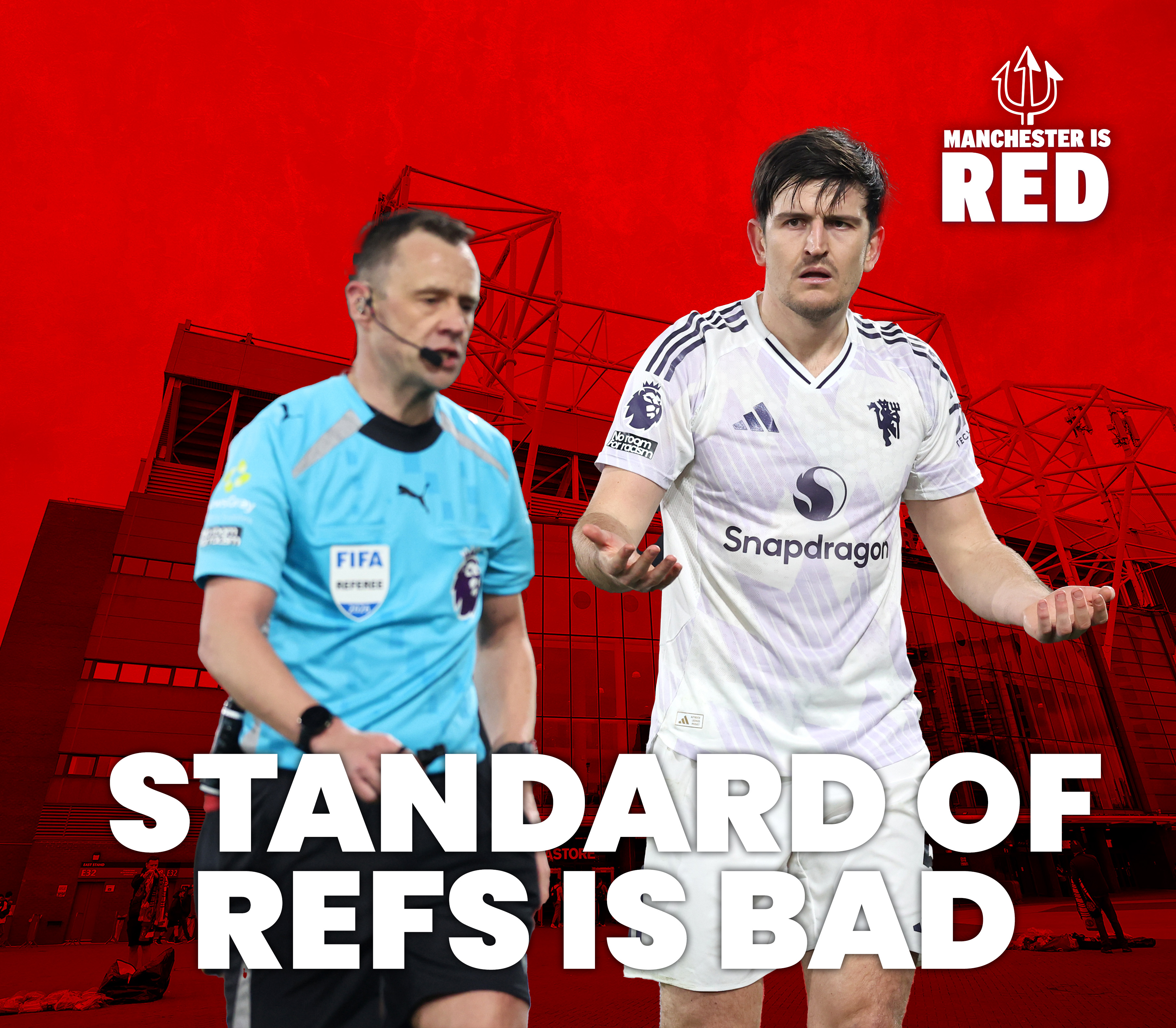 "The standard of Premier League refs is PRETTY BAD" | Bournemouth 2-2 Manchester United reaction
