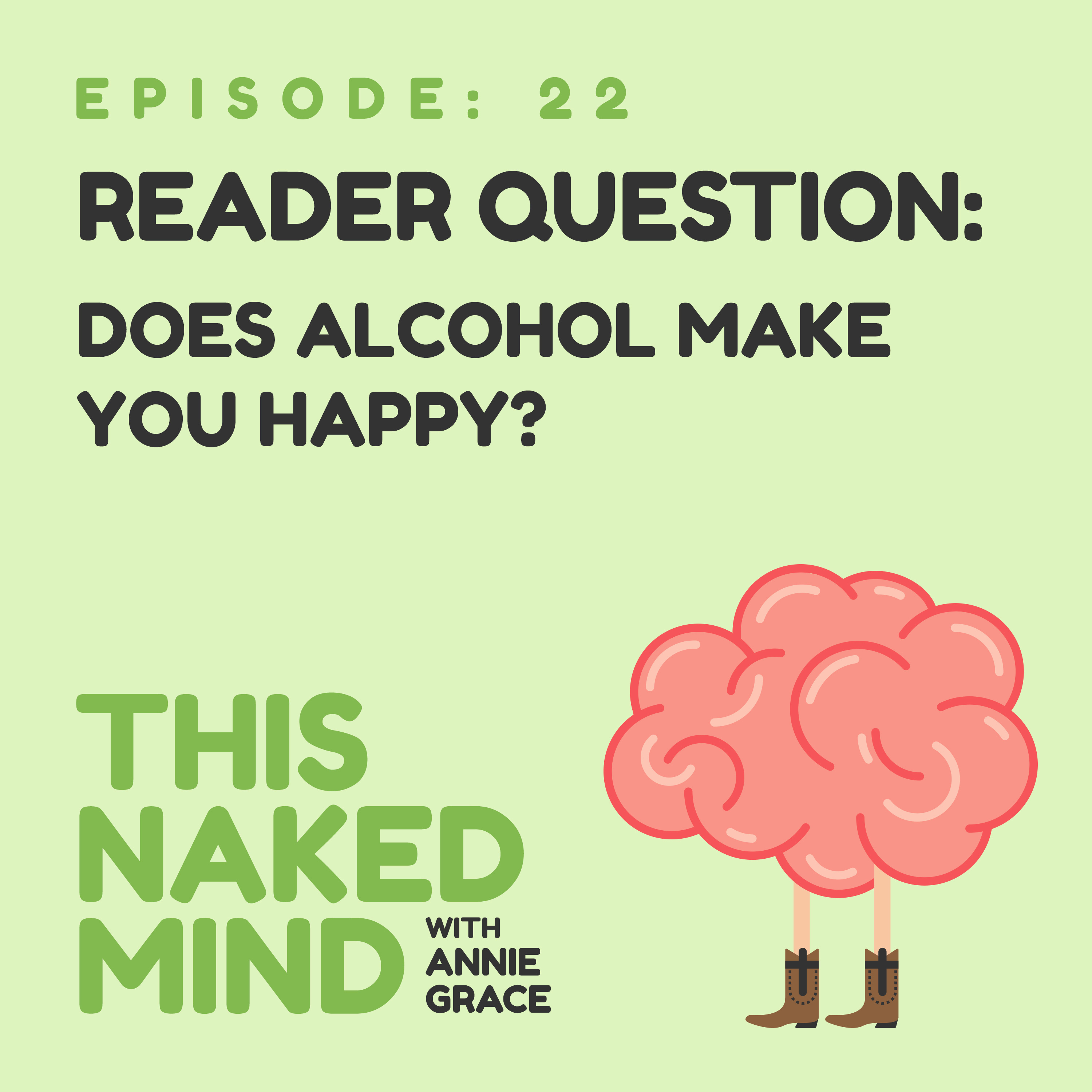 EP 22: Reader Question - Does Alcohol Make You Happy?