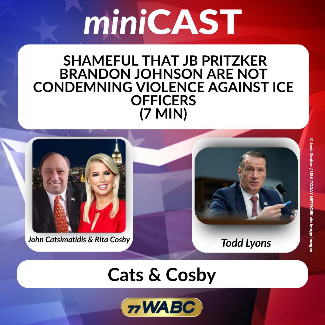 Todd Lyons: Shameful that JB Pritzker Brandon Johnson are Not Condemning Violence Against ICE Officers (7 min) Todd Lyons: Shameful that JB Pritzker Brandon Johnson are Not Condemning Violence Against ICE Officers (7 min)
