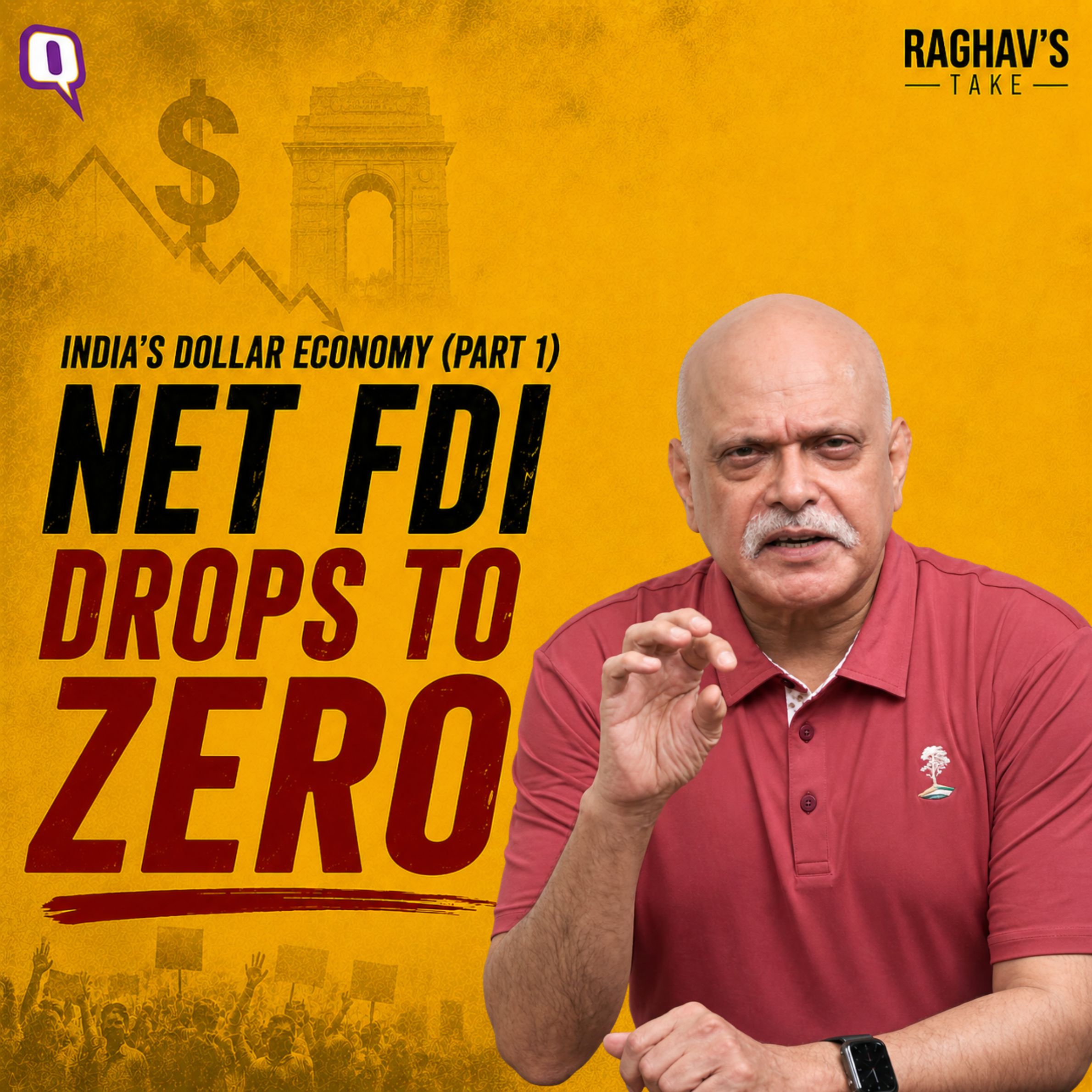 India’s Dollar Economy: Net FDI Fell to Zero – Yeah, It’s True! | The Quint episode artwork