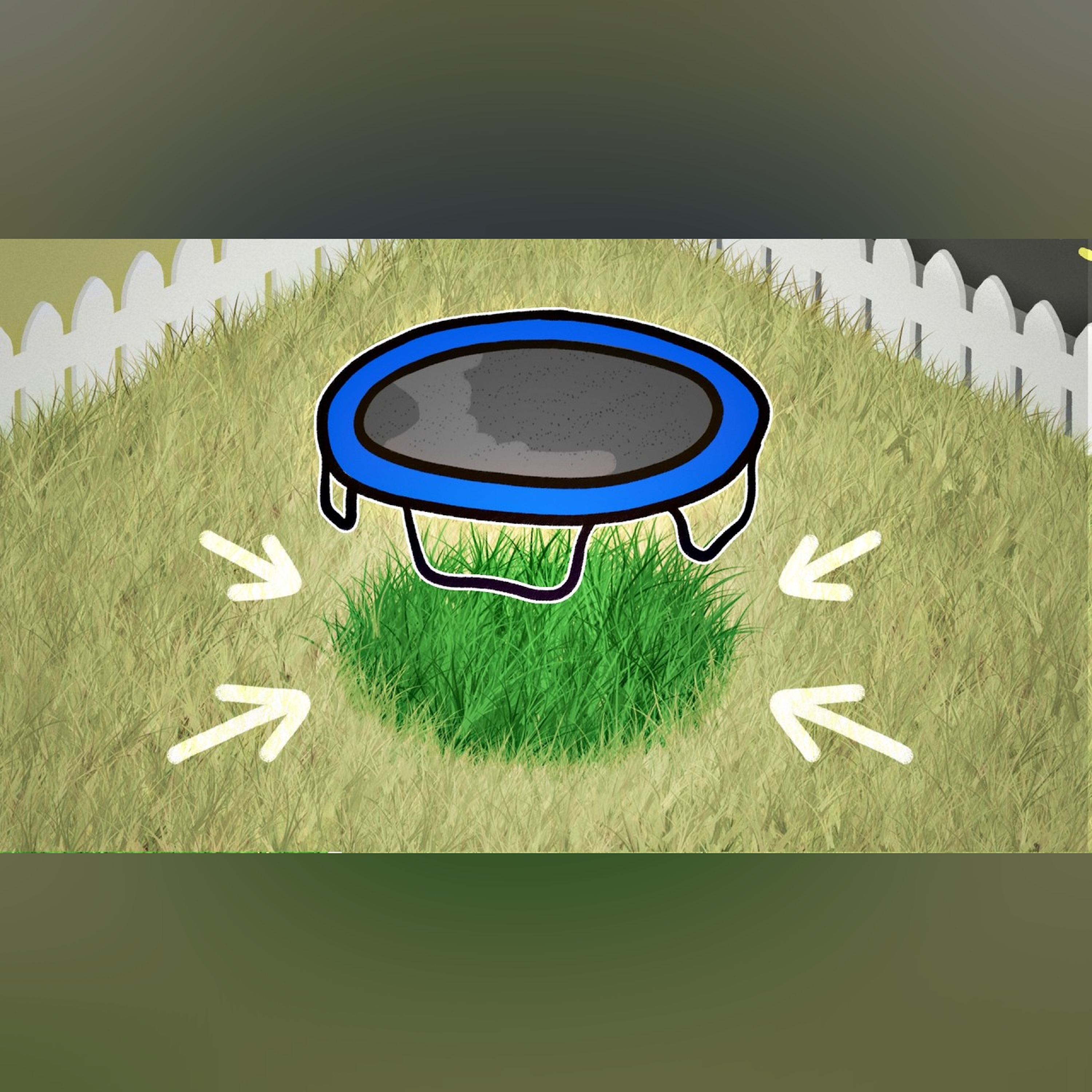 Why Grass Grows Better Under Trampolines