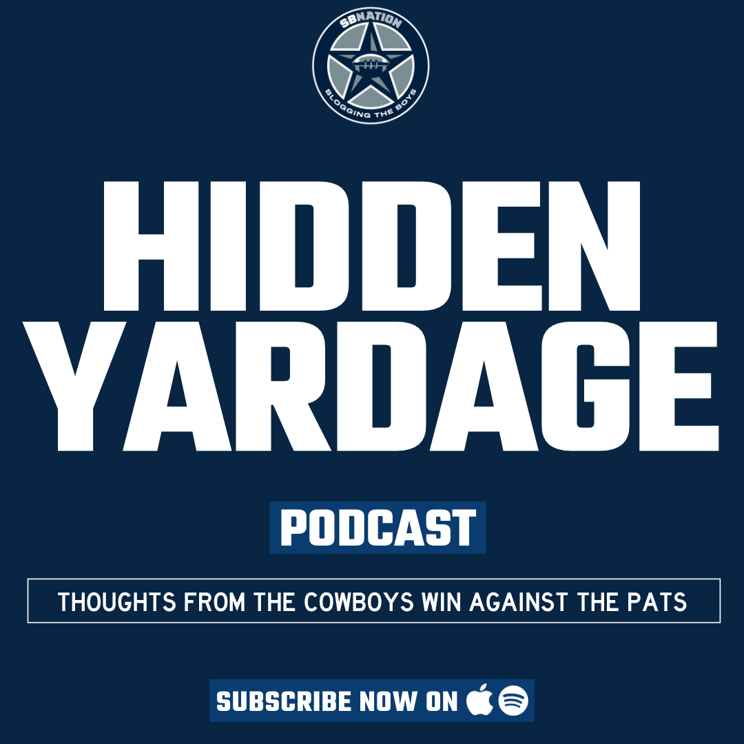 Hidden Yardage: Thoughts from the Cowboys win against the Pats episode artwork