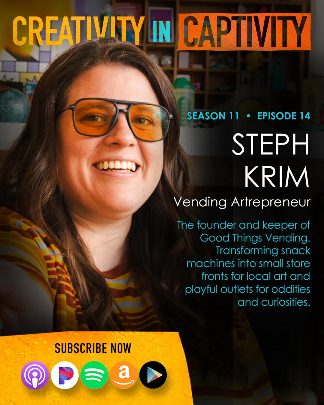 STEPH KRIM: Vending Artreprenuer episode artwork