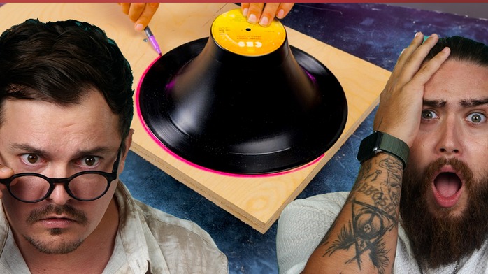 These Dudes REACT to how he transformed a Vintage vinyl into a new wireless Retro Future boombox! episode artwork