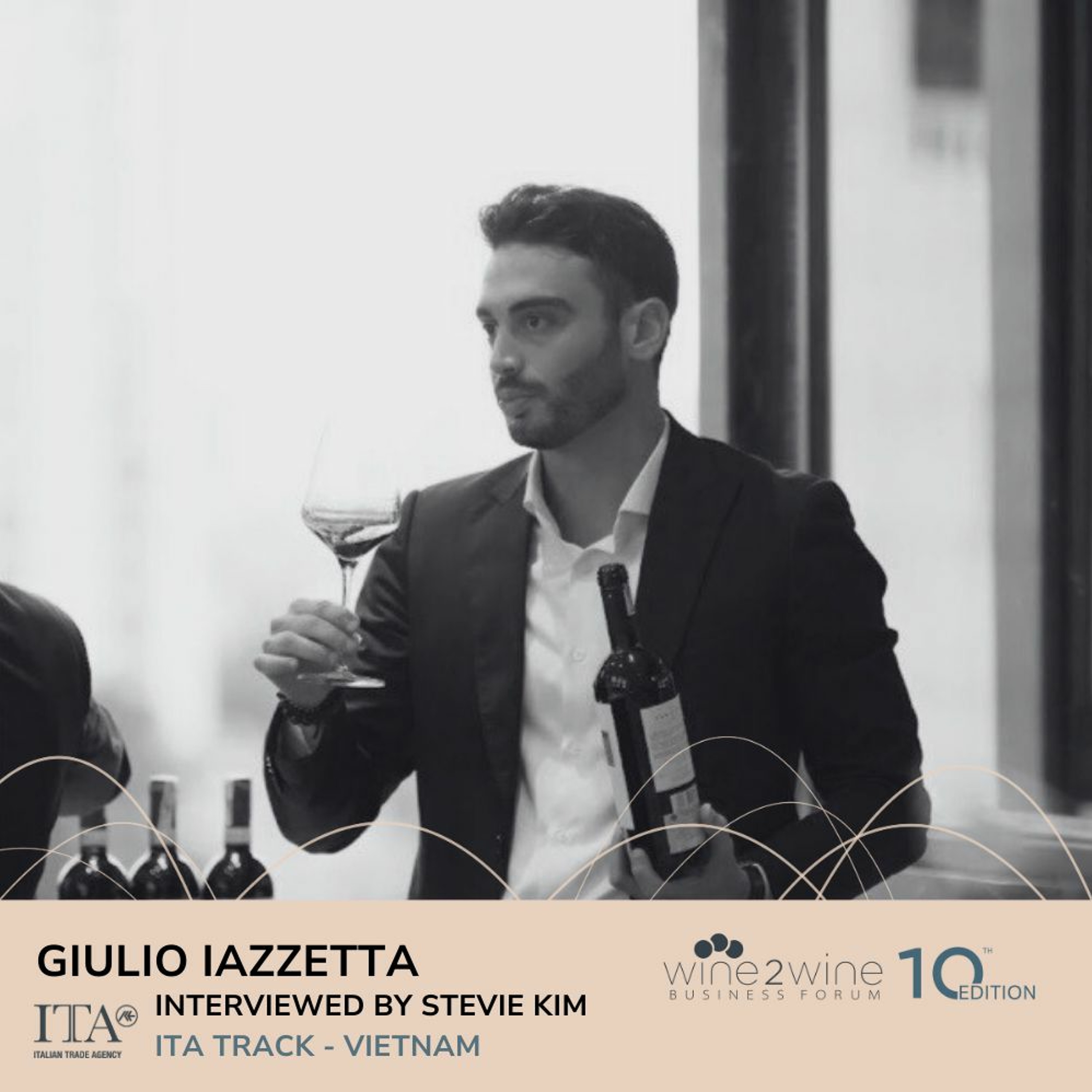 Stevie Kim Interviews Giulio Iazzetta | wine2wine Business Forum 2023 Series