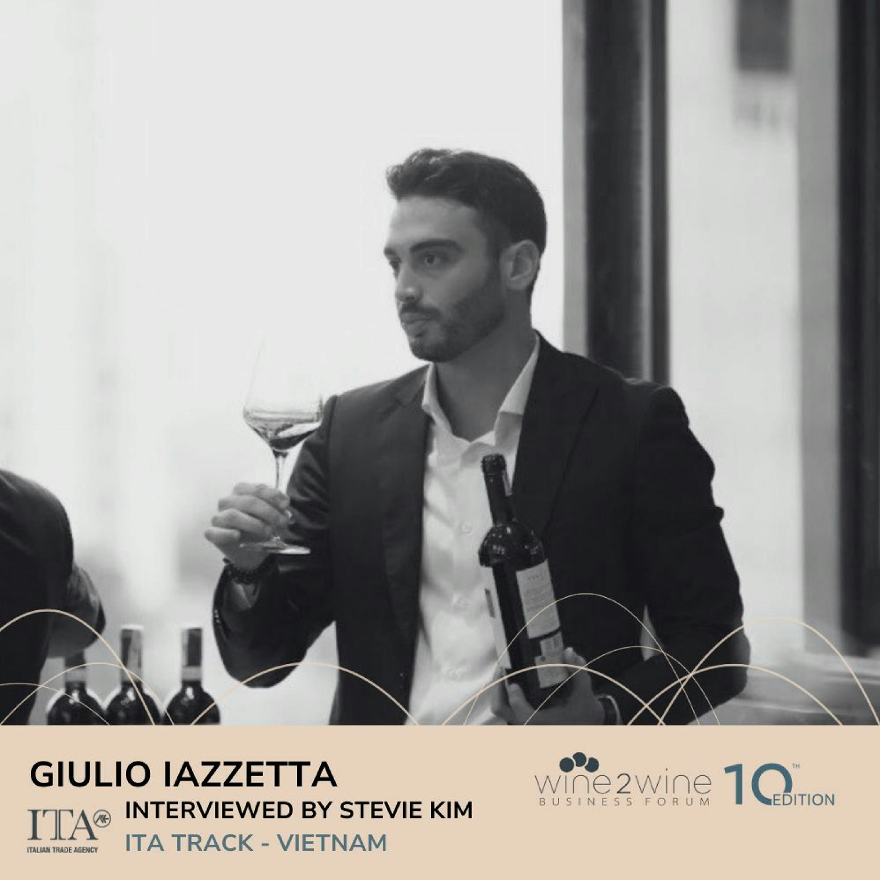 Ep. 1638 Stevie Kim Interviews Giulio Iazzetta | wine2wine Business Forum 2023 Series