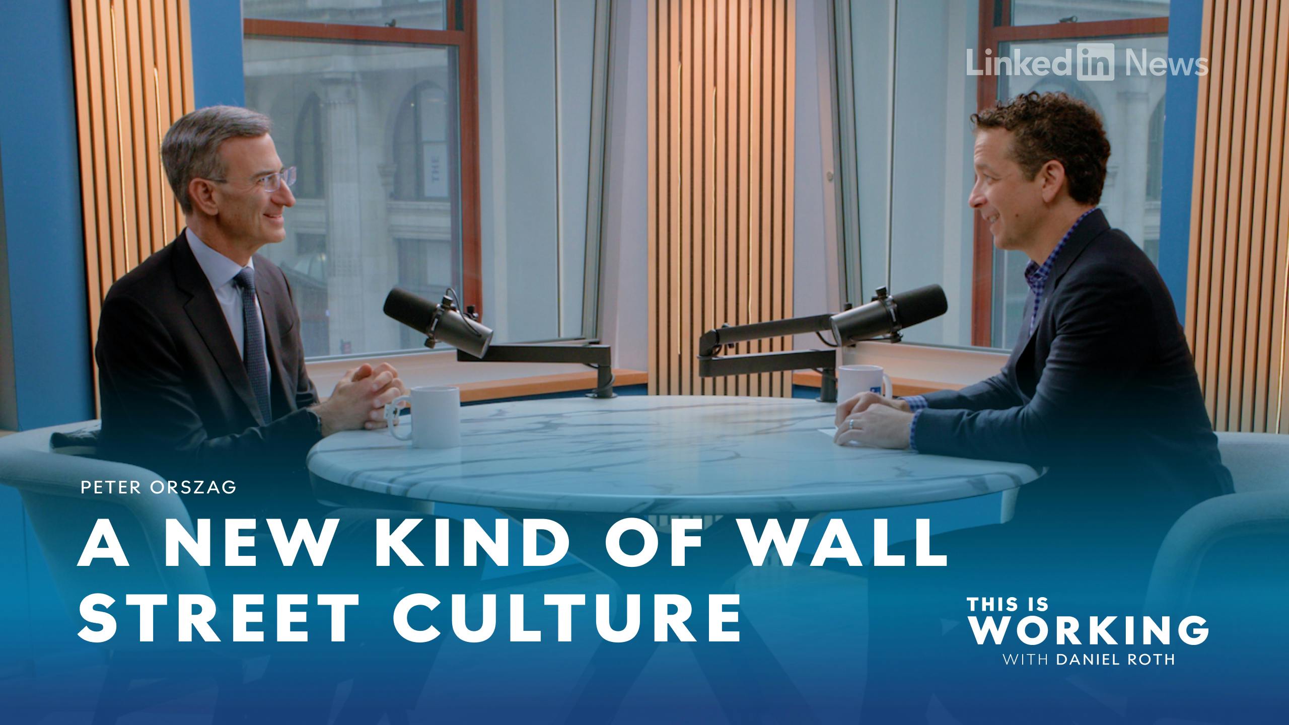 A new kind of Wall Street culture