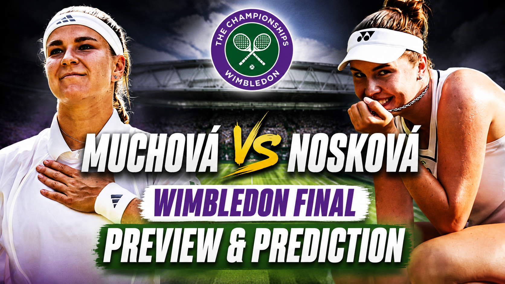 Karolina Muchova vs Linda Noskova | Wimbledon Final 2026 | Preview & Prediction episode artwork