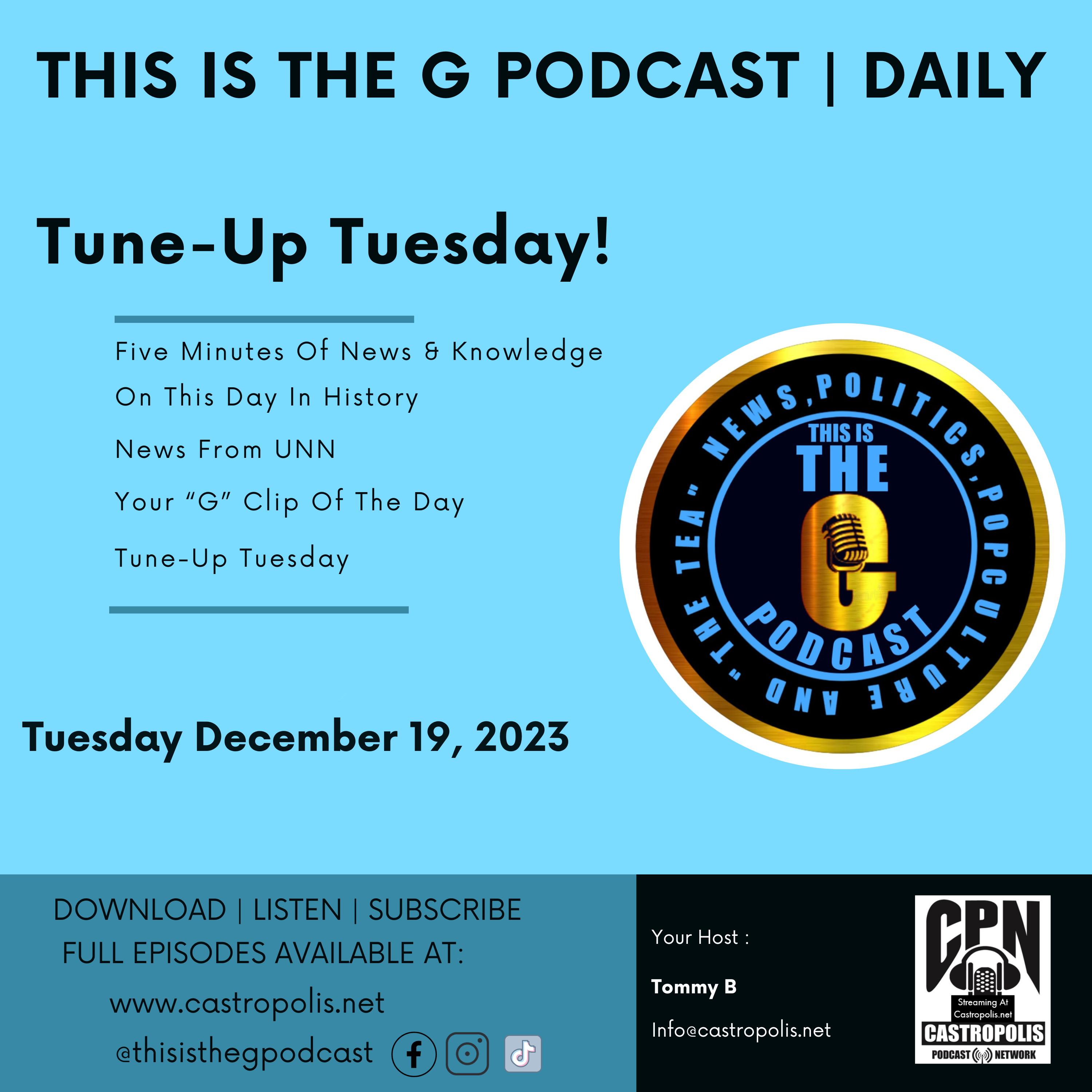 This Is The G Podcast Daily December 19, 2023 episode artwork