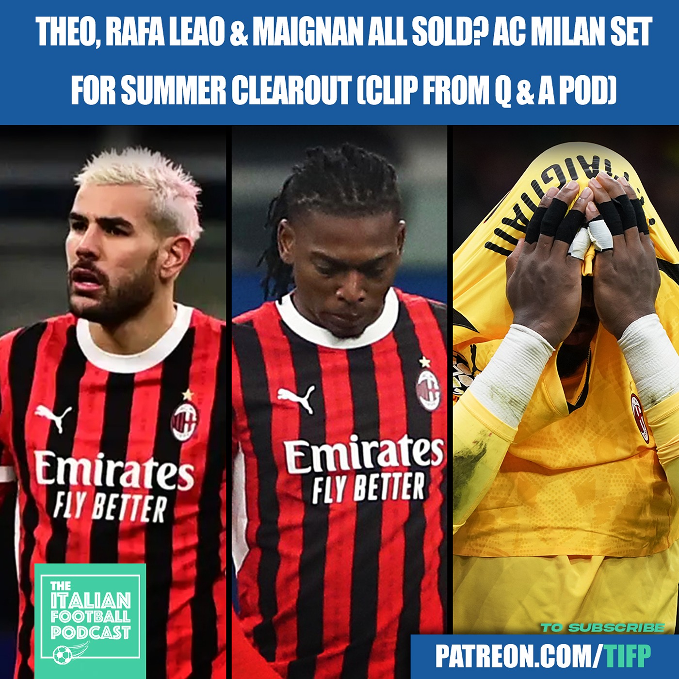 Theo Hernandez, Rafael Leao & Mike Maignan ALL To Be Sold? Is AC Milan Set For Summer CLEAROUT? (Clip Q & A Pod)