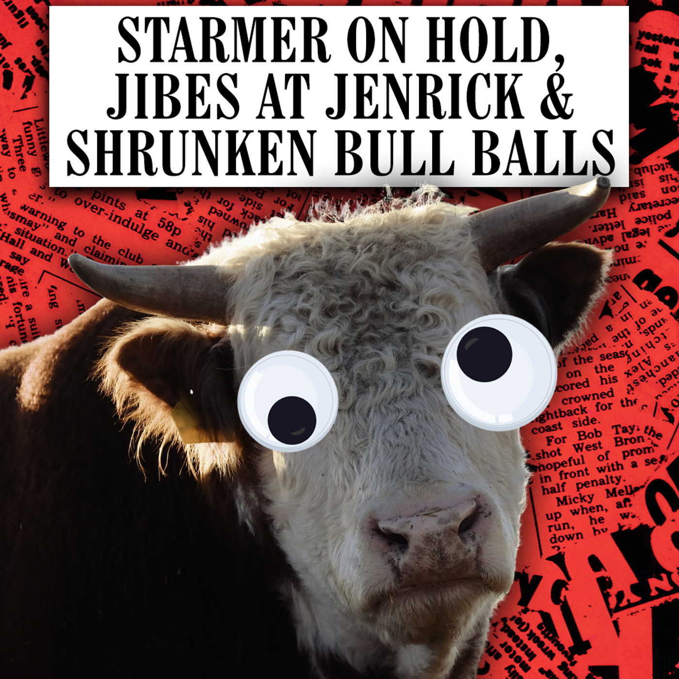 Starmer on hold, Jibes at Jenrick & Shrunken Bull Balls