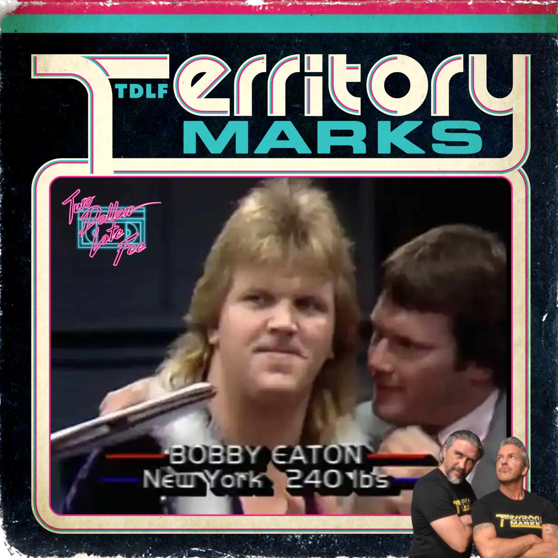 Territory Marks: "Beautiful" Bobby Eaton & Kelly Kiniski vs Kerry Von Erich & Brian Adias "WCCW" episode artwork