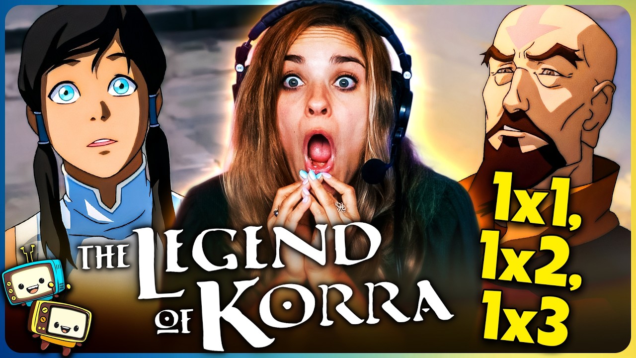 THE LEGEND OF KORRA (2012) Season 1 Episodes 1x1, 1x2, 1x3 Reaction! | First Time Watch! episode artwork