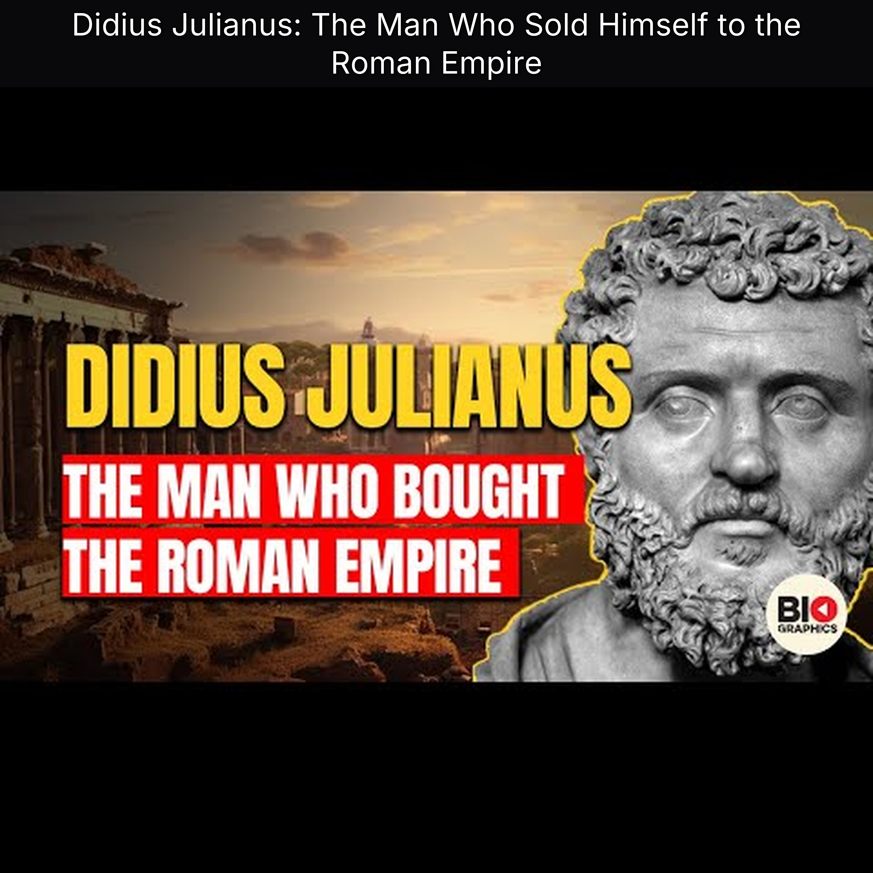 Didius Julianus: The Man Who Sold Himself to the Roman Empire