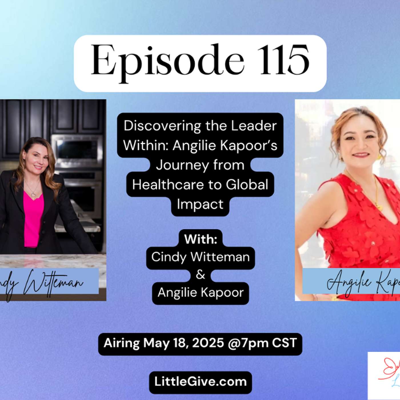 “Little Give” - Positive, Kindness, Giving, Nonprofit, Mindset, Positivity, Empowerment