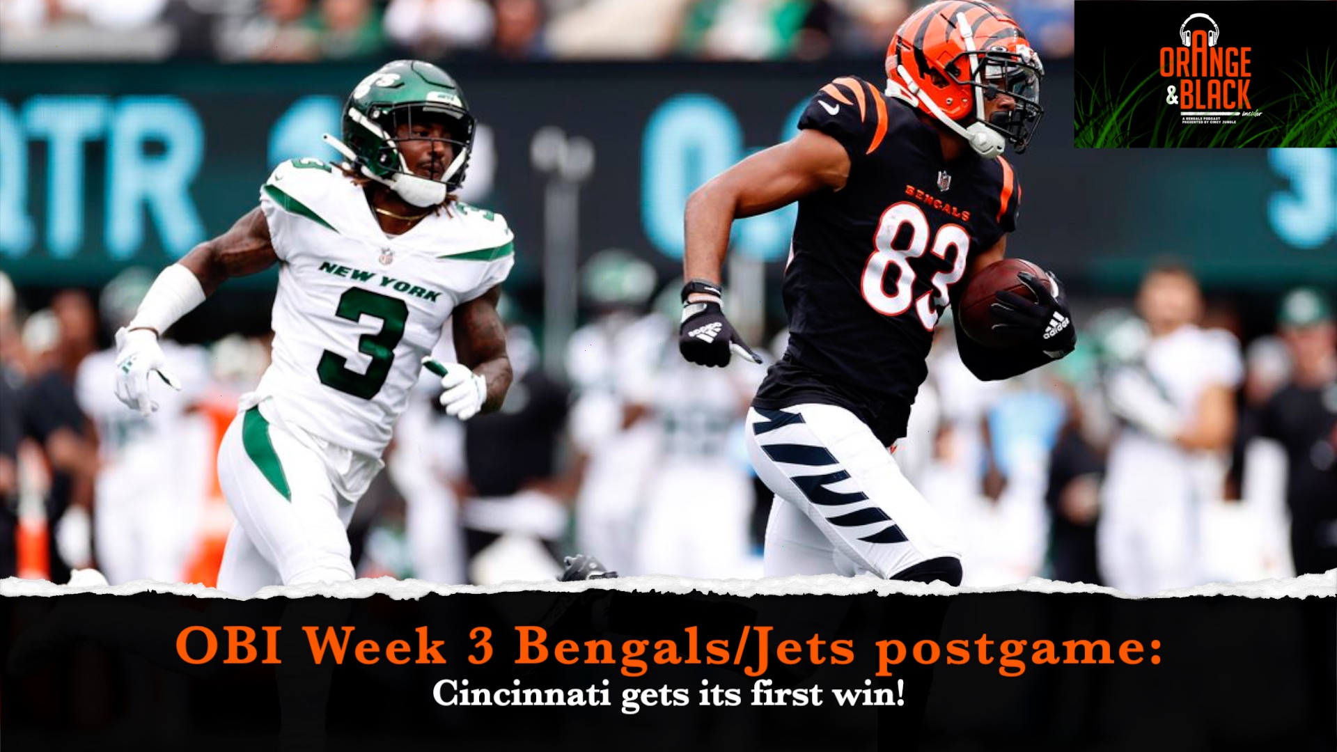 Bengals/Jets postgame report: Cincinnati gets in the win column! episode artwork