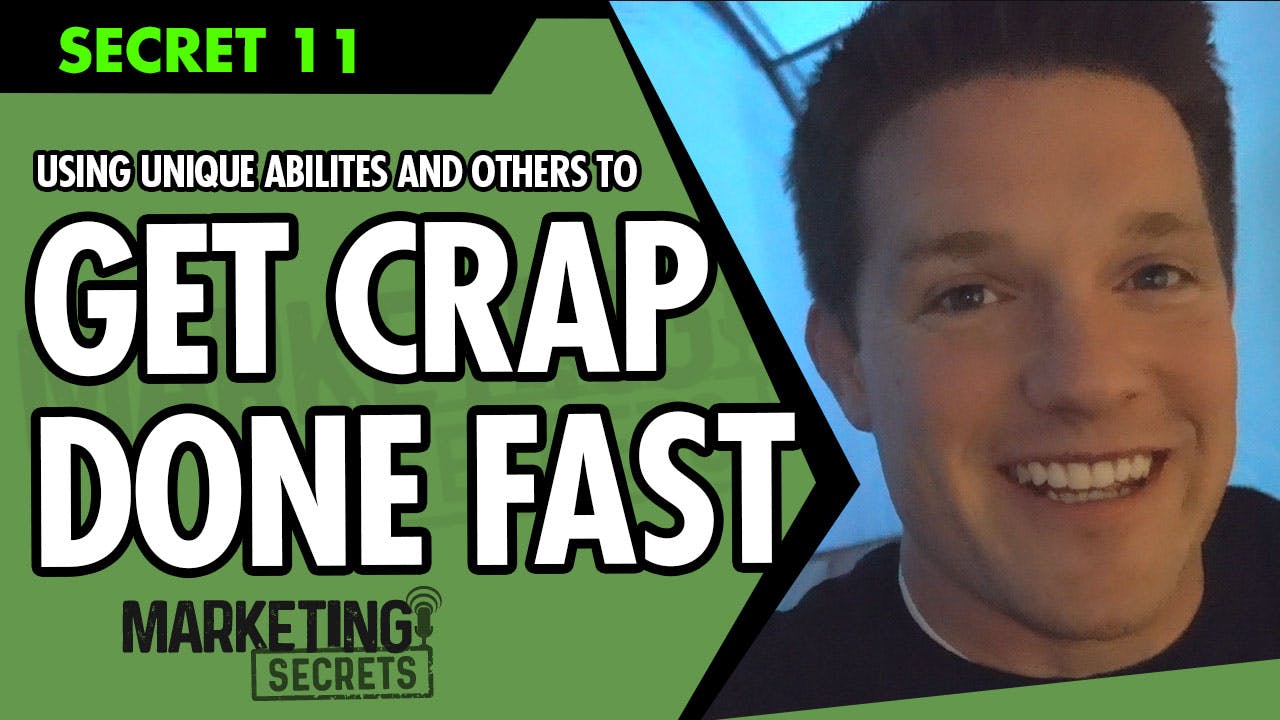 Using Your Unique Abilities And Others To Get Crap Done Fast