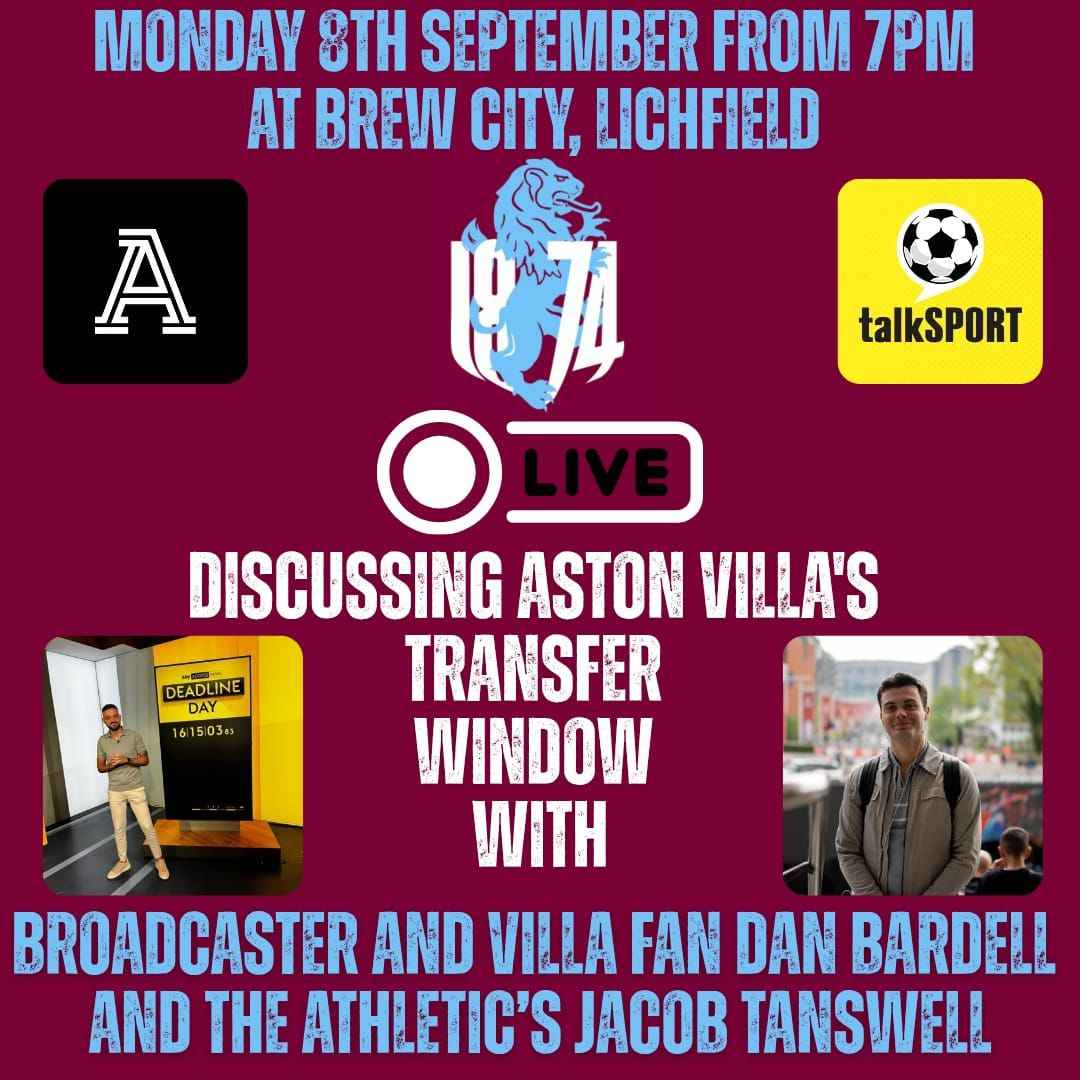 Live event @ Brew City, Lichfield - Monday 8th September