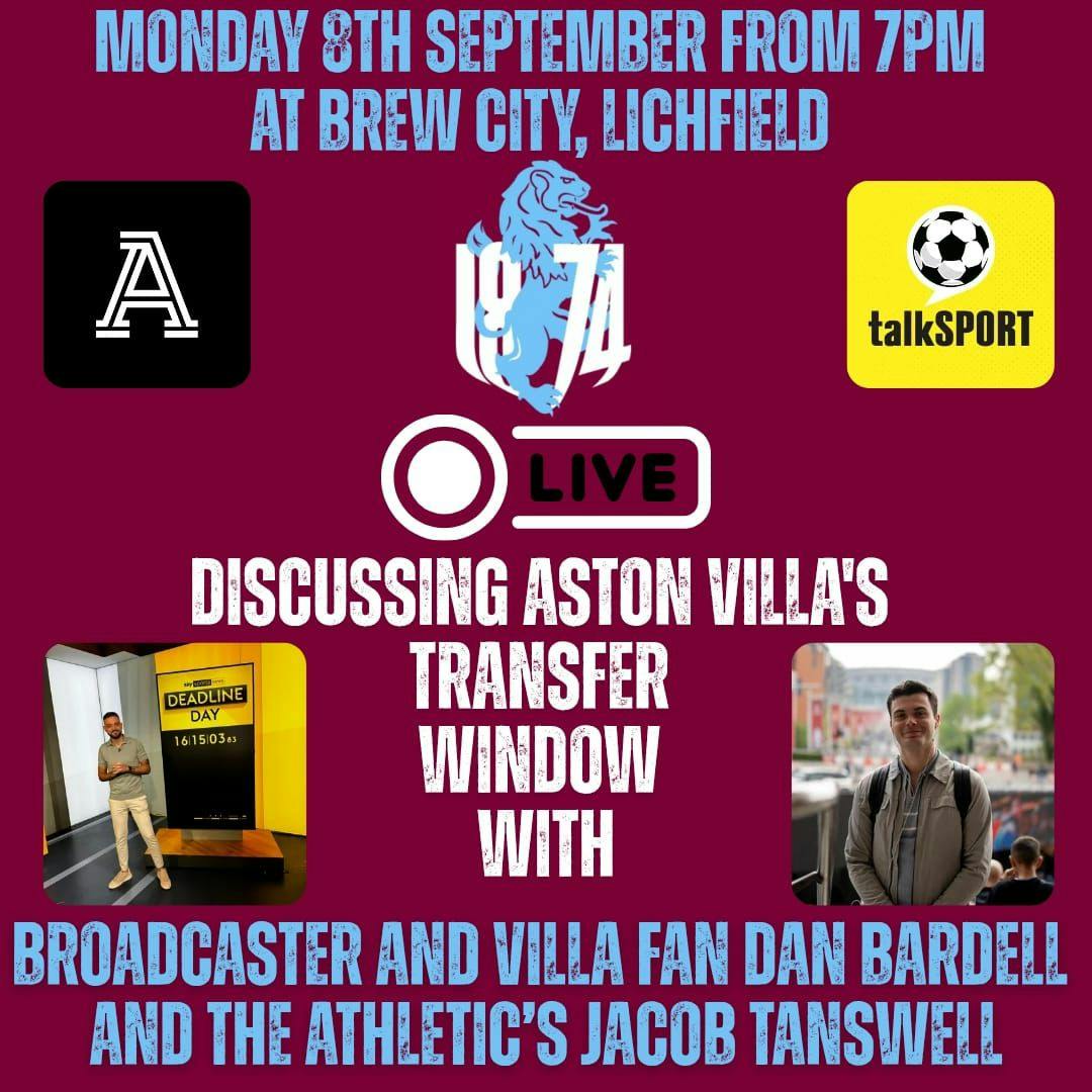Live event @ Brew City, Lichfield - Monday 8th September