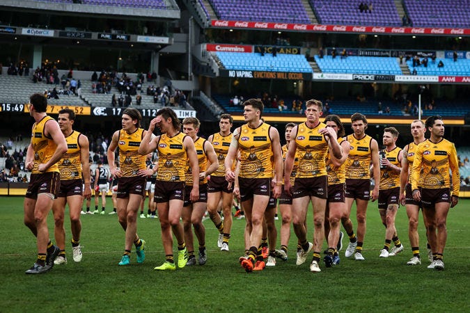 Player Ratings: Hawks vs Blues (R16) episode artwork