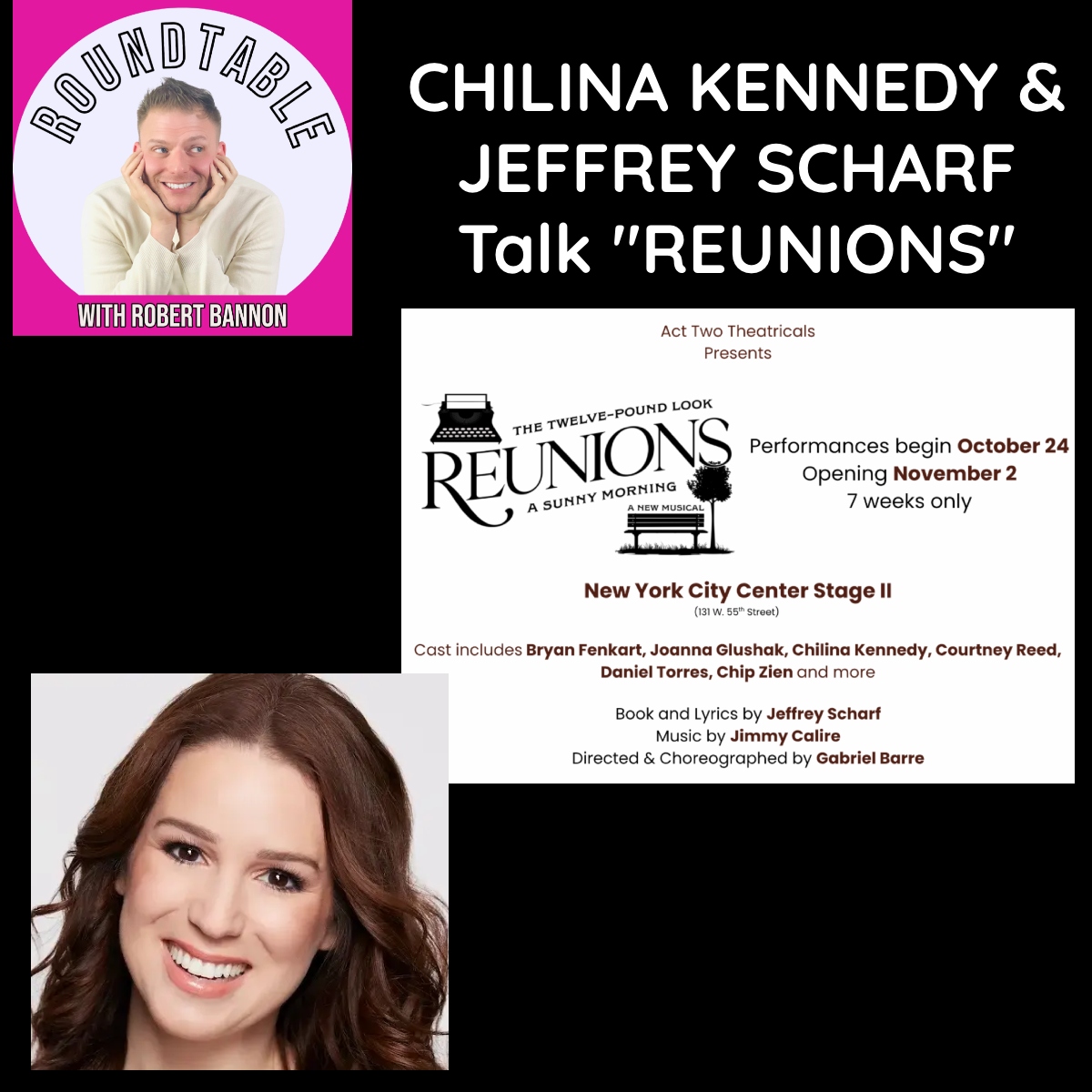 CHILINA KENNEDY & JEFFREY SCHARF Talk REUNIONS!