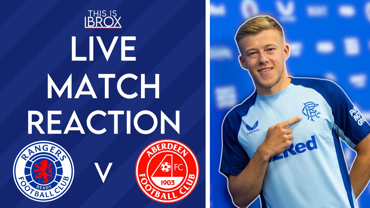 Rangers 4 v 1 Aberdeen | Live Match Reaction | Scottish Premiership episode artwork