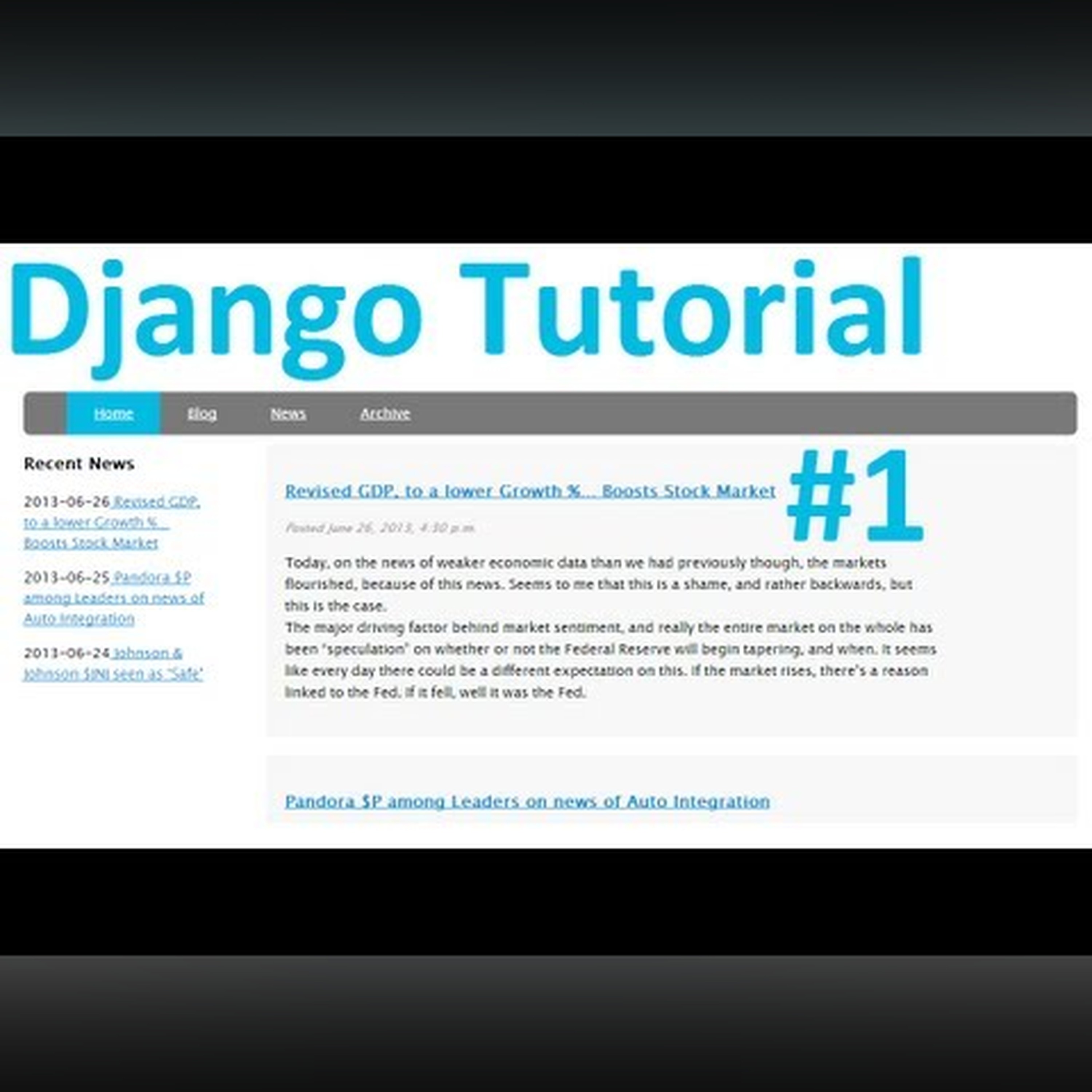 Django Tutorial Web Development with Python Part 1: Installing Django episode artwork