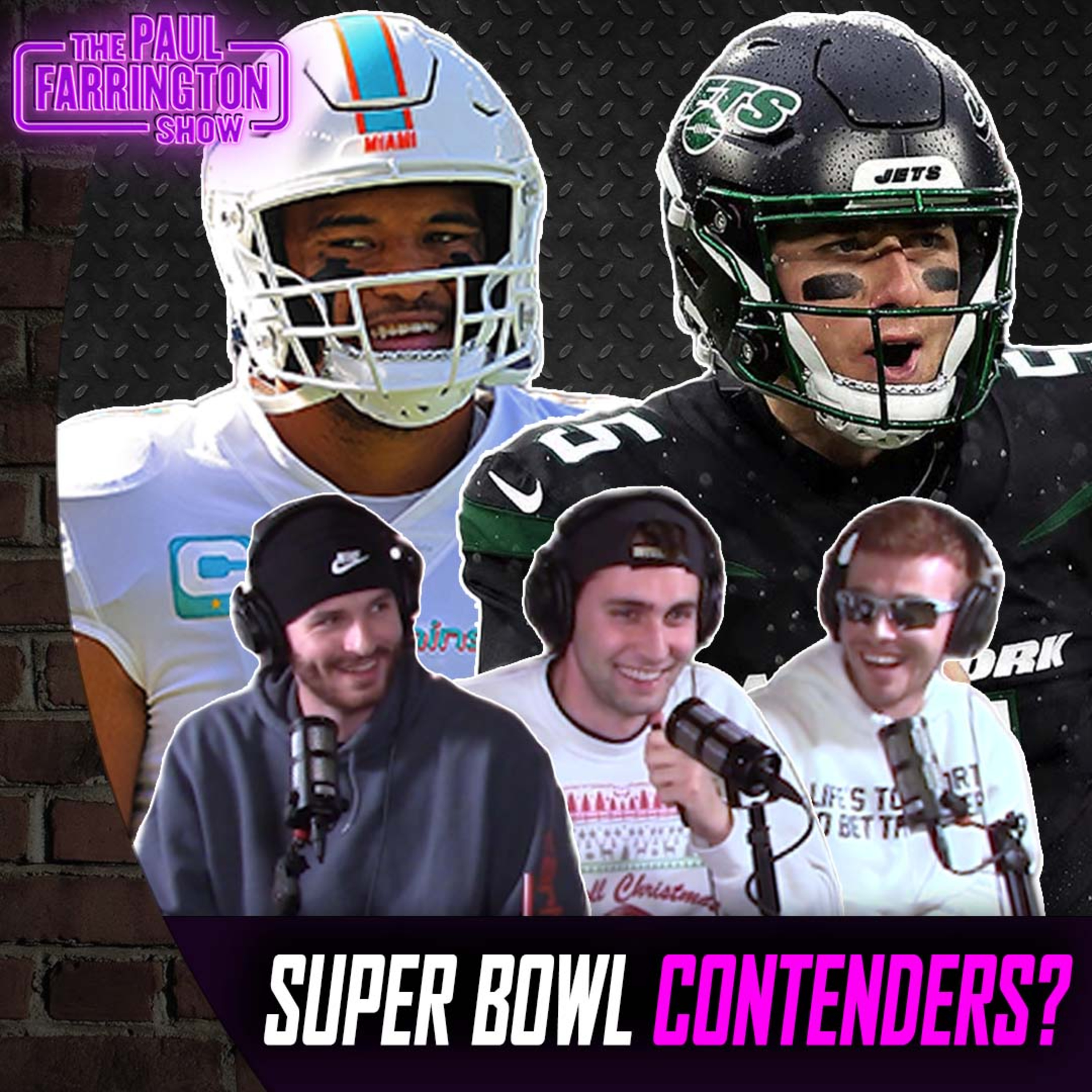 Week 12 Reaction: Will Jets upset Vikings? Dolphins better than Chiefs & Bills? Eagles v 49ers | The Paul Farrington Show episode artwork
