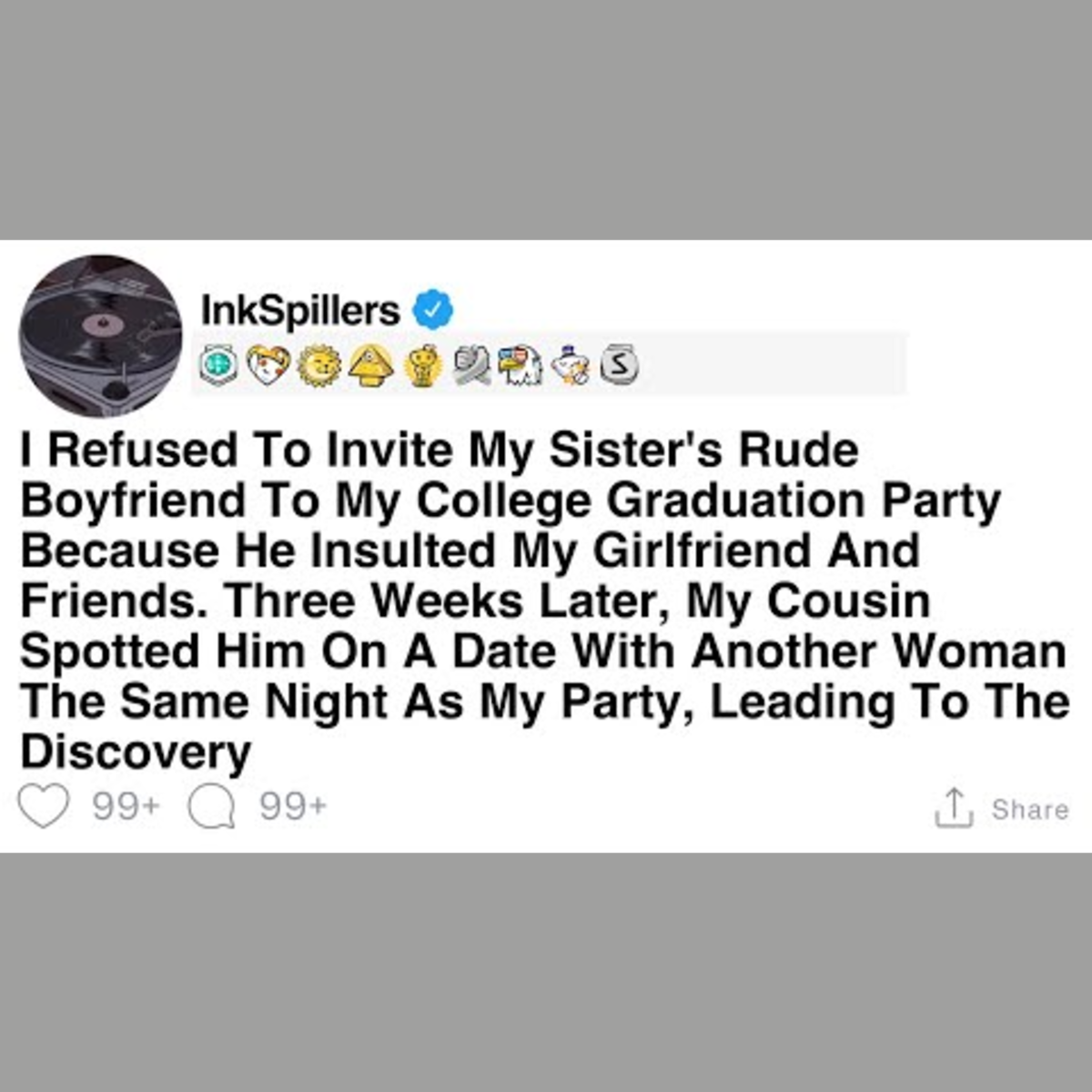 Why I Didn't Invite My Sister's Rude Boyfriend to My Graduation