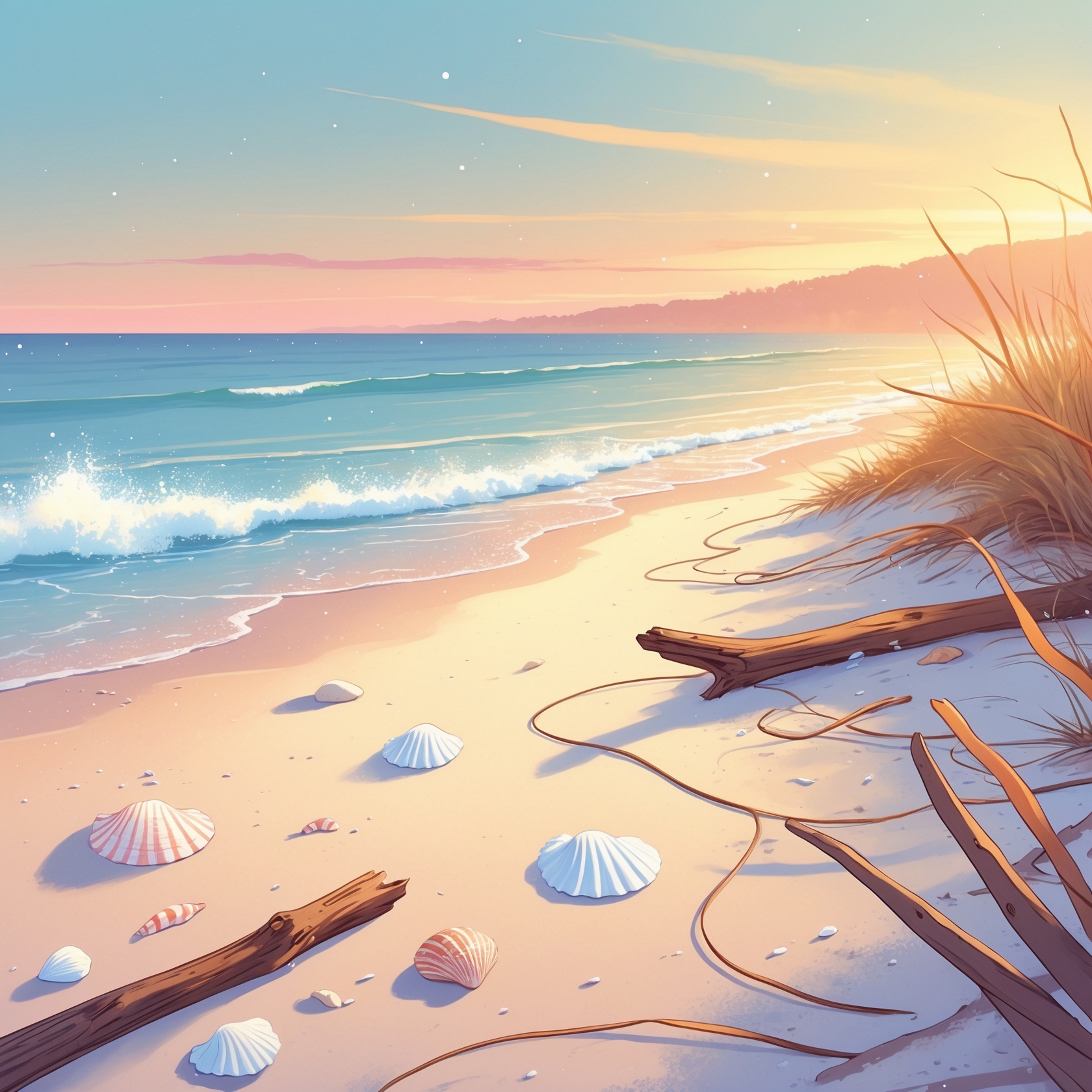 Beach Sounds For Sleep | Ocean Sounds For Deep Sleep Beach Waves Music | Relaxing Ocean Waves Sounds On The Beach For Sleep Meditation | White Noise For Studying | Nature Sounds