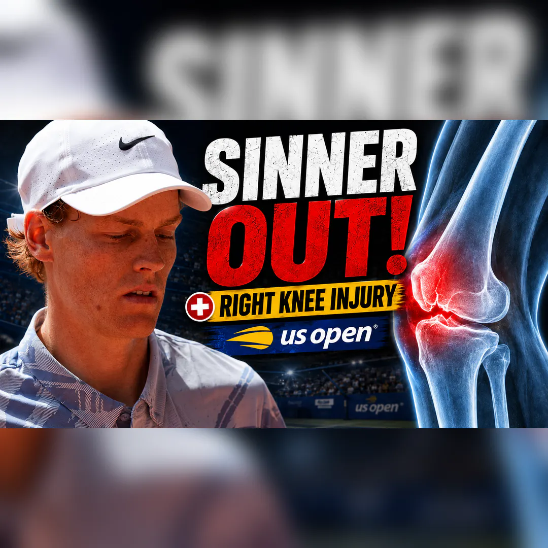 Jannik Sinner OUT of US Open 2026! Right Knee Injury Confirmed | GTL Tennis Reaction News