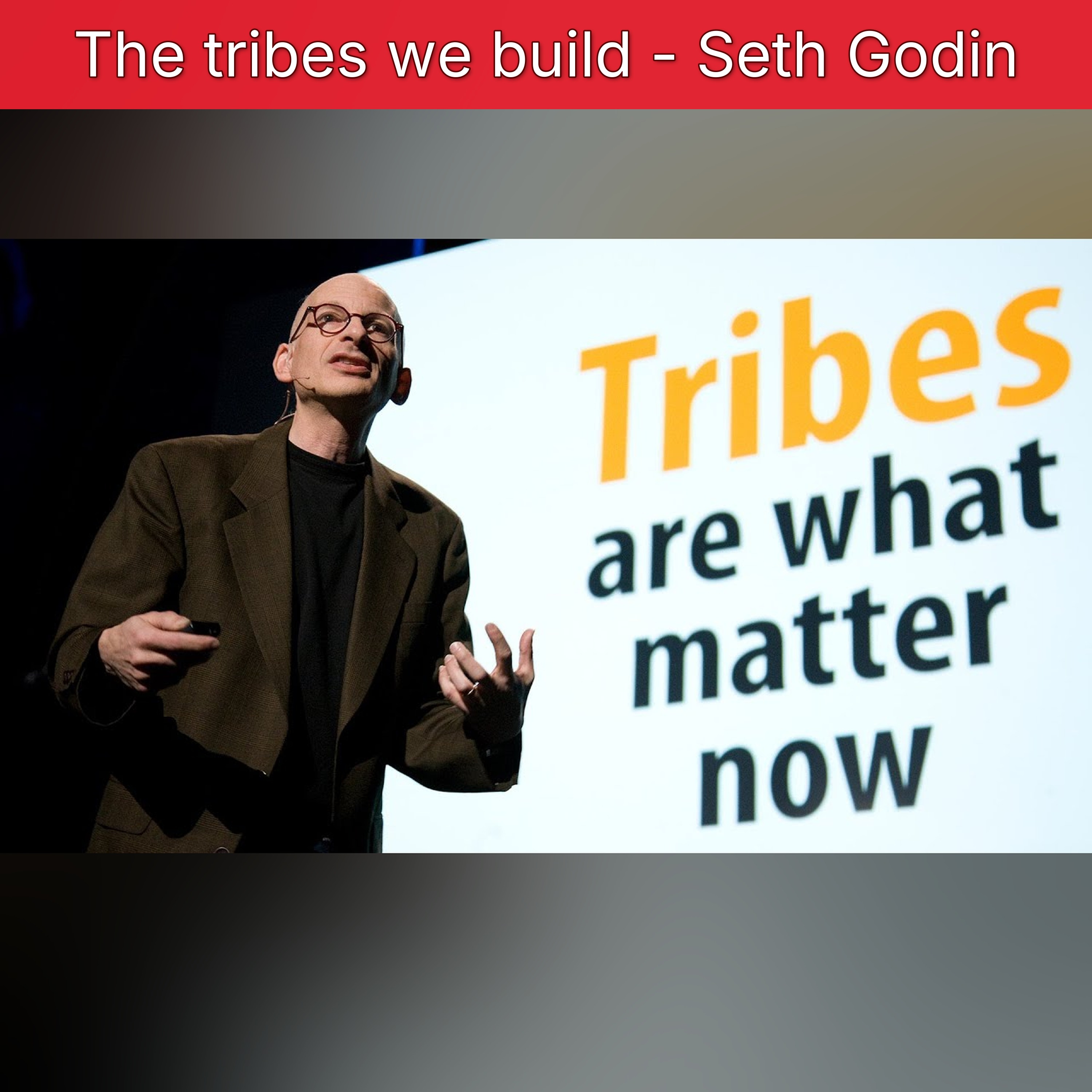 The tribes we build - Seth Godin episode artwork