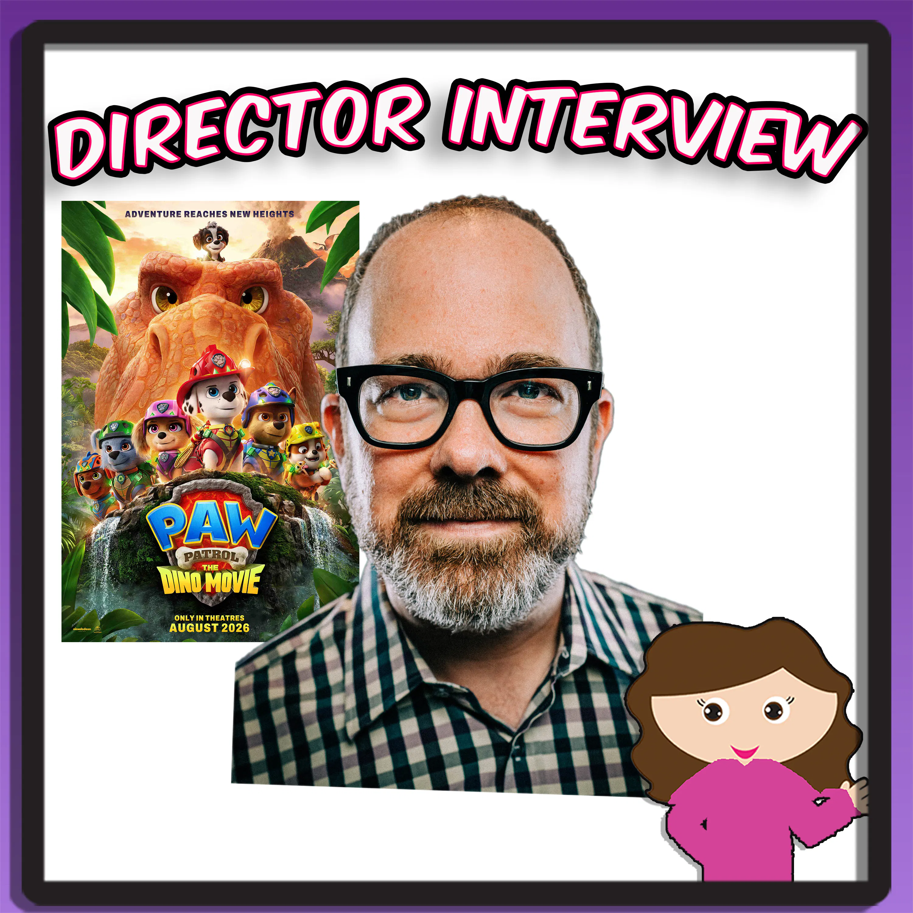 Paw Patrol: Dino Movie director Cal Brunker entertains kids and adults (podcast interview) episode artwork