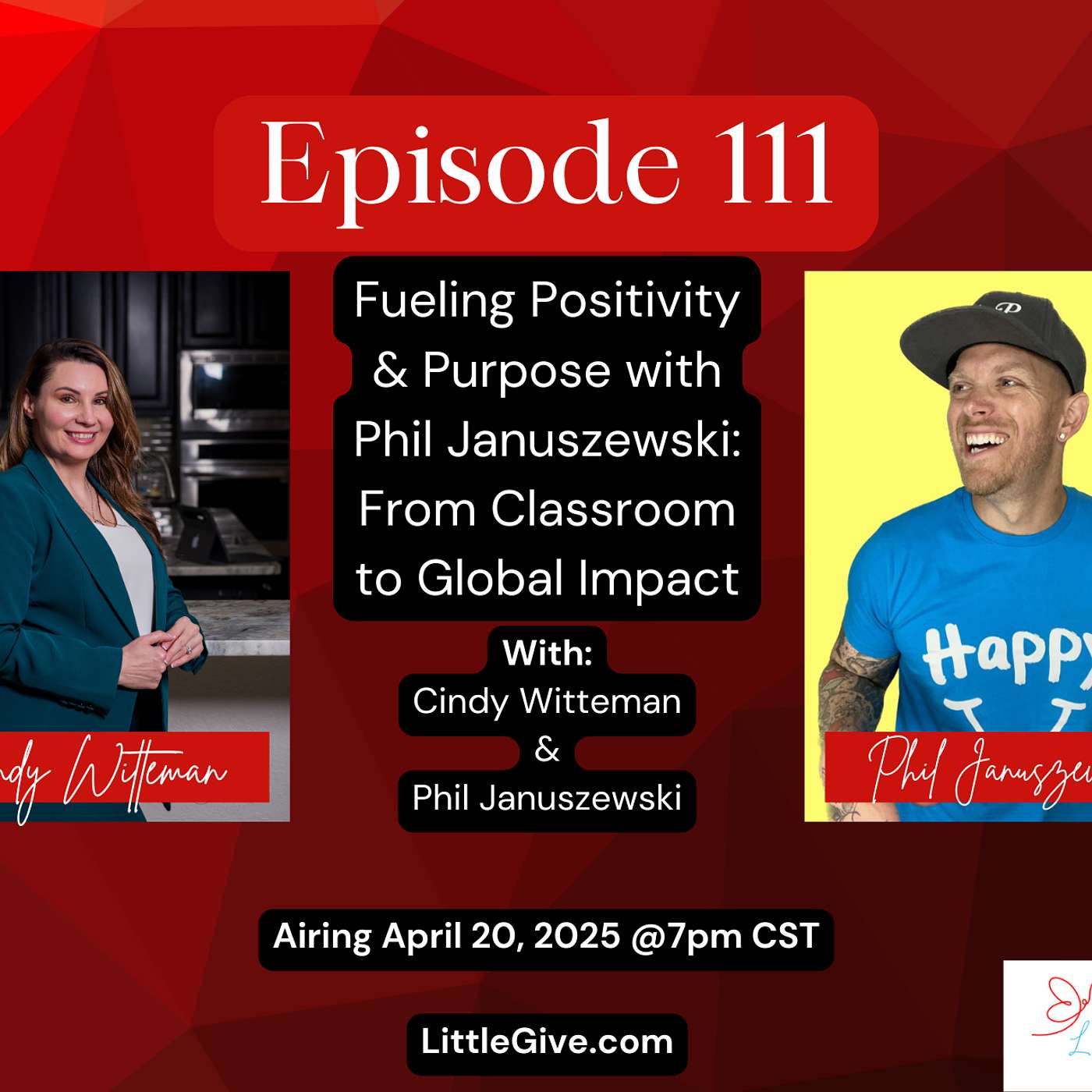 “Little Give” - Positive, Kindness, Giving, Nonprofit, Mindset, Positivity, Empowerment