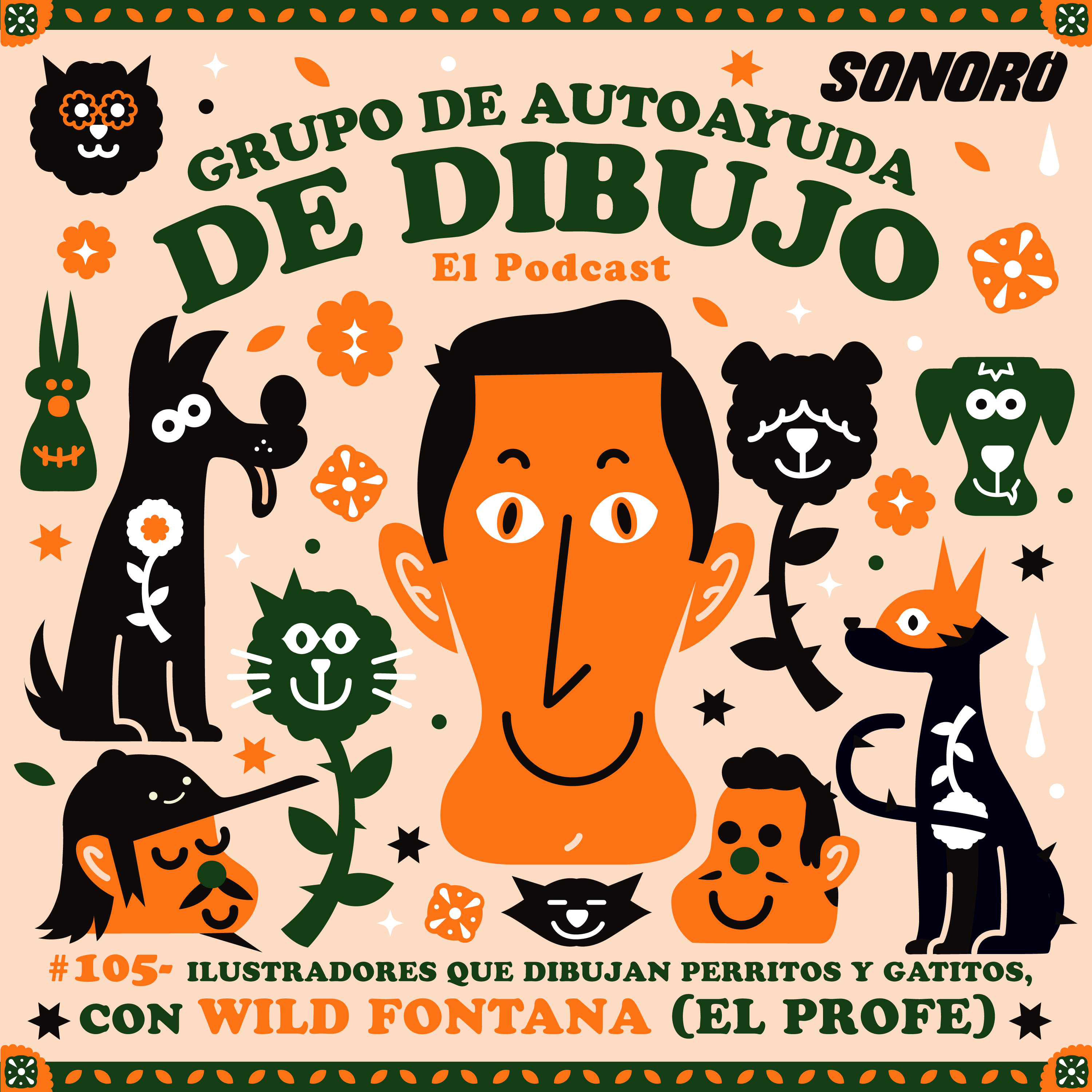 Ep. 105 - Ilustradores que dibujan perritos y gatitos con Wild Fontana (El Profe)
