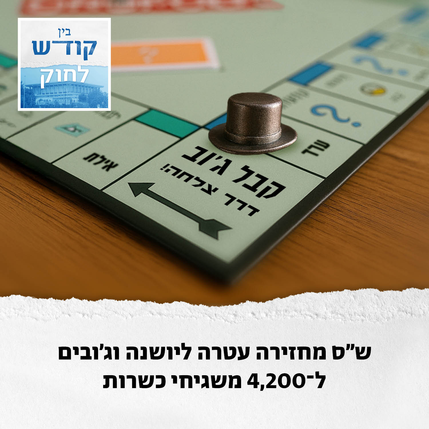 ש"ס מחזירה את חגיגת הג'ובים ליושנה