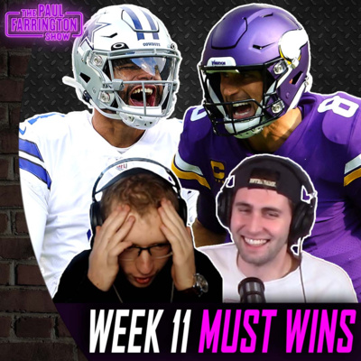Will Vikings or Cowboys catch Eagles? Bills underrated? Jets MUST WIN vs Pats, Packers-Titans | The Paul Farrington Show episode artwork