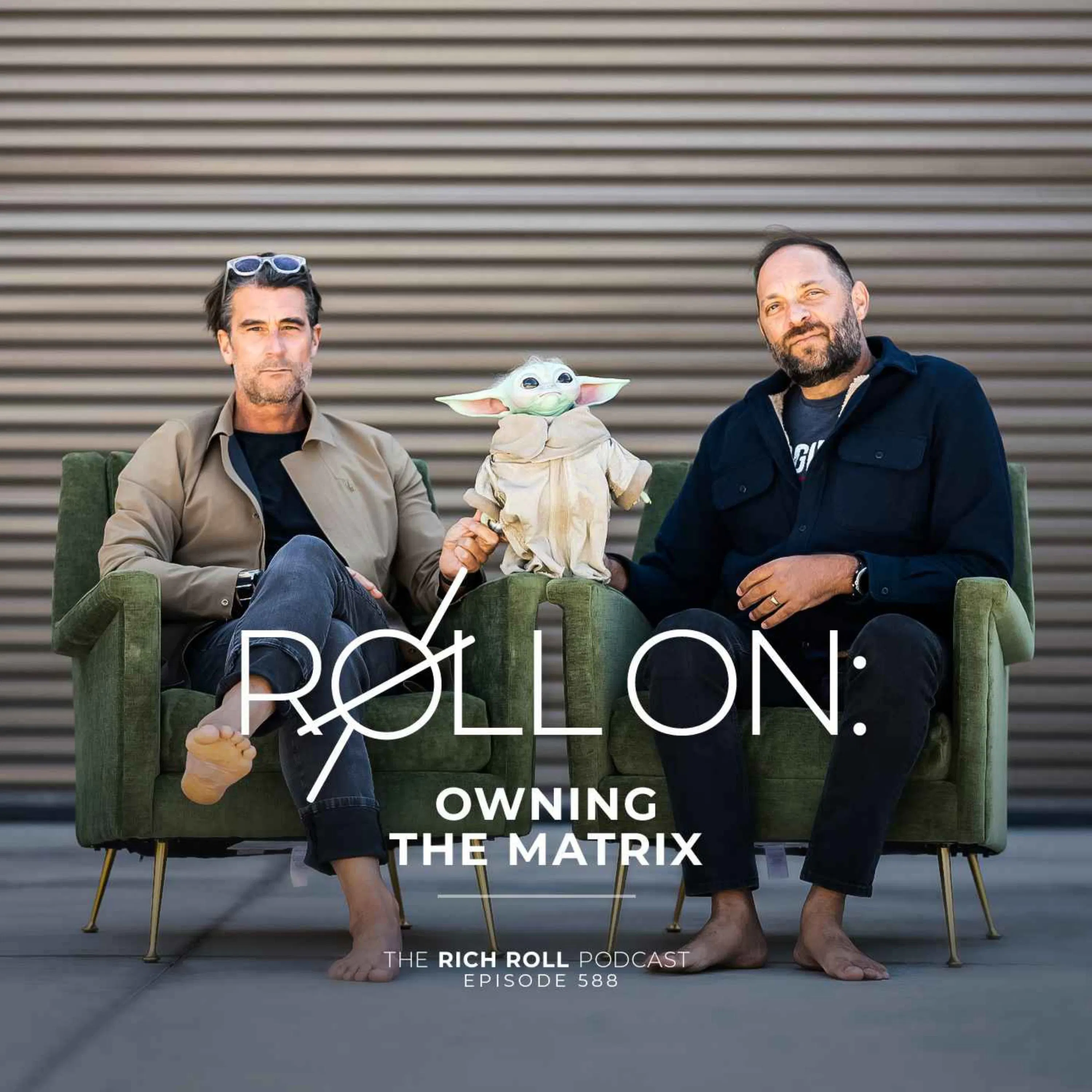 Cover art for the episode "Roll On: Owning The Matrix" from The Rich Roll Podcast