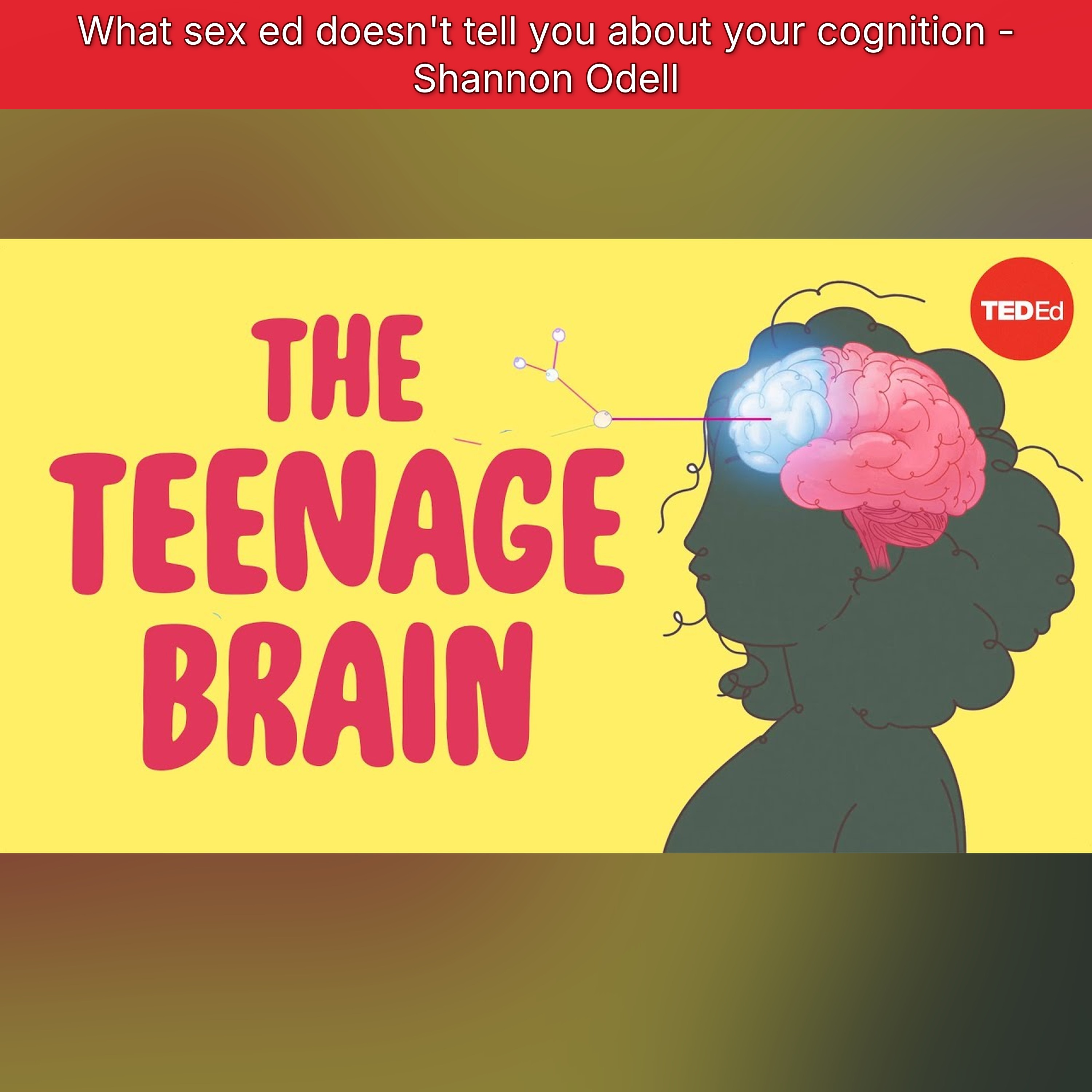 What sex ed doesn't tell you about your cognition - Shannon Odell episode artwork