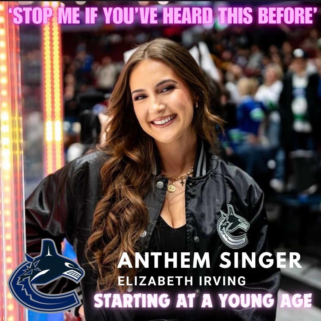 Stop Me... ep180 Canucks anthem singer Elizabeth Irving on starting at a young age (Oct 14 ’25)