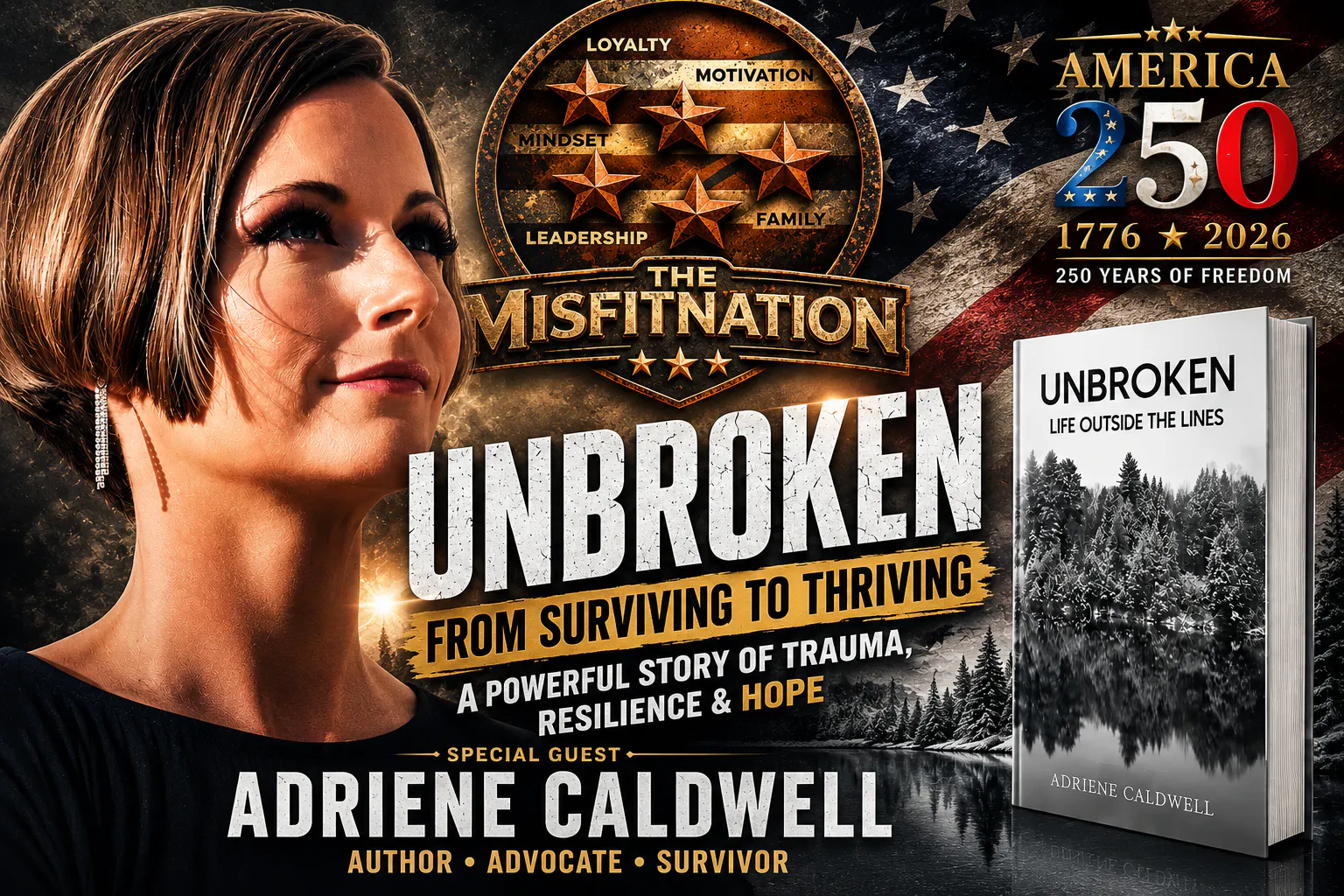 How Adriene Caldwell Escaped Abuse, Foster Care & Addiction to Build an Unbroken Life episode artwork