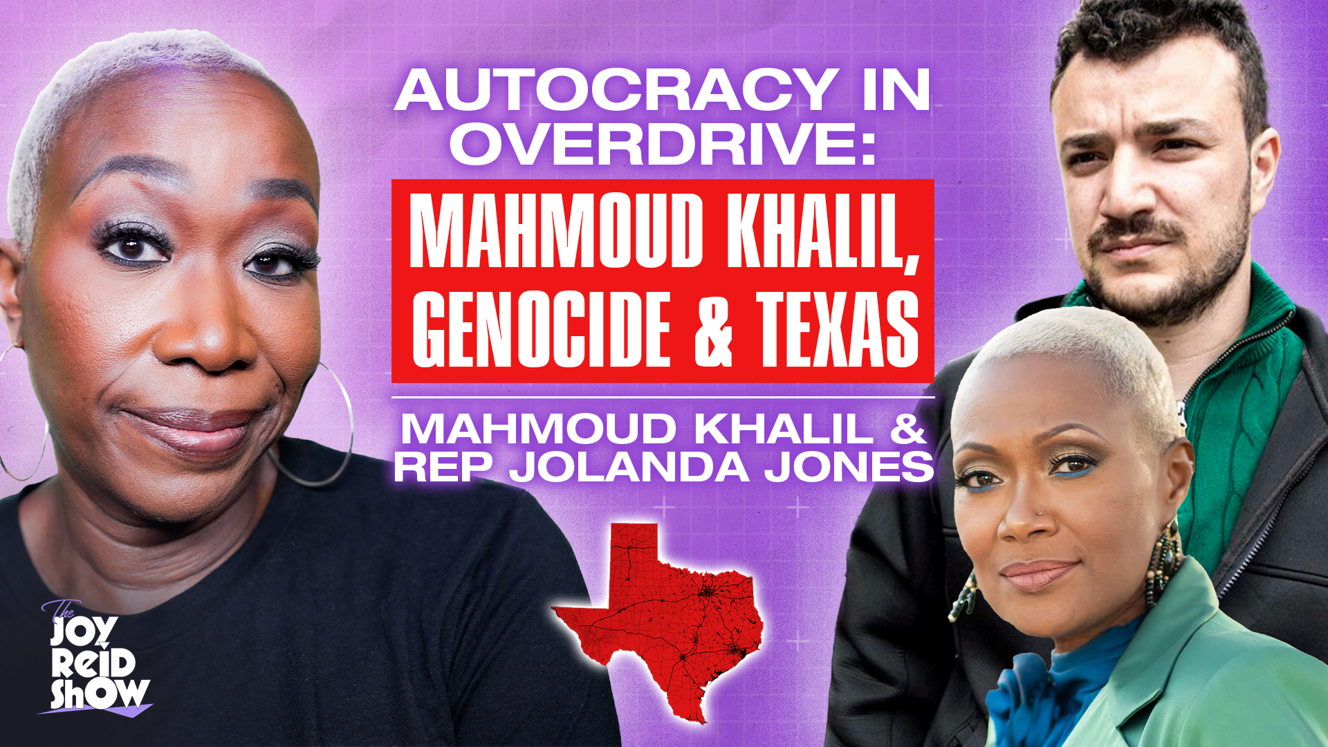 Autocracy In Overdrive: Mahmoud Khalil, Genocide & Texas | The Joy Reid Show LIVE, Aug 11, 2025