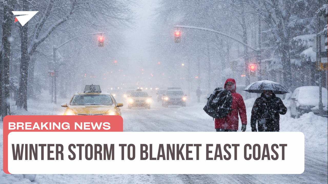 Winter Storm to Blanket East Coast, Breaking News