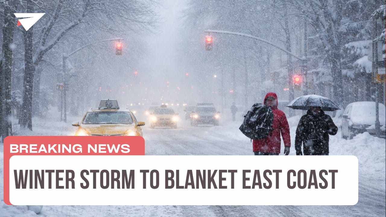 Winter Storm to Blanket East Coast, Breaking News Winter Storm to Blanket East Coast, Breaking News