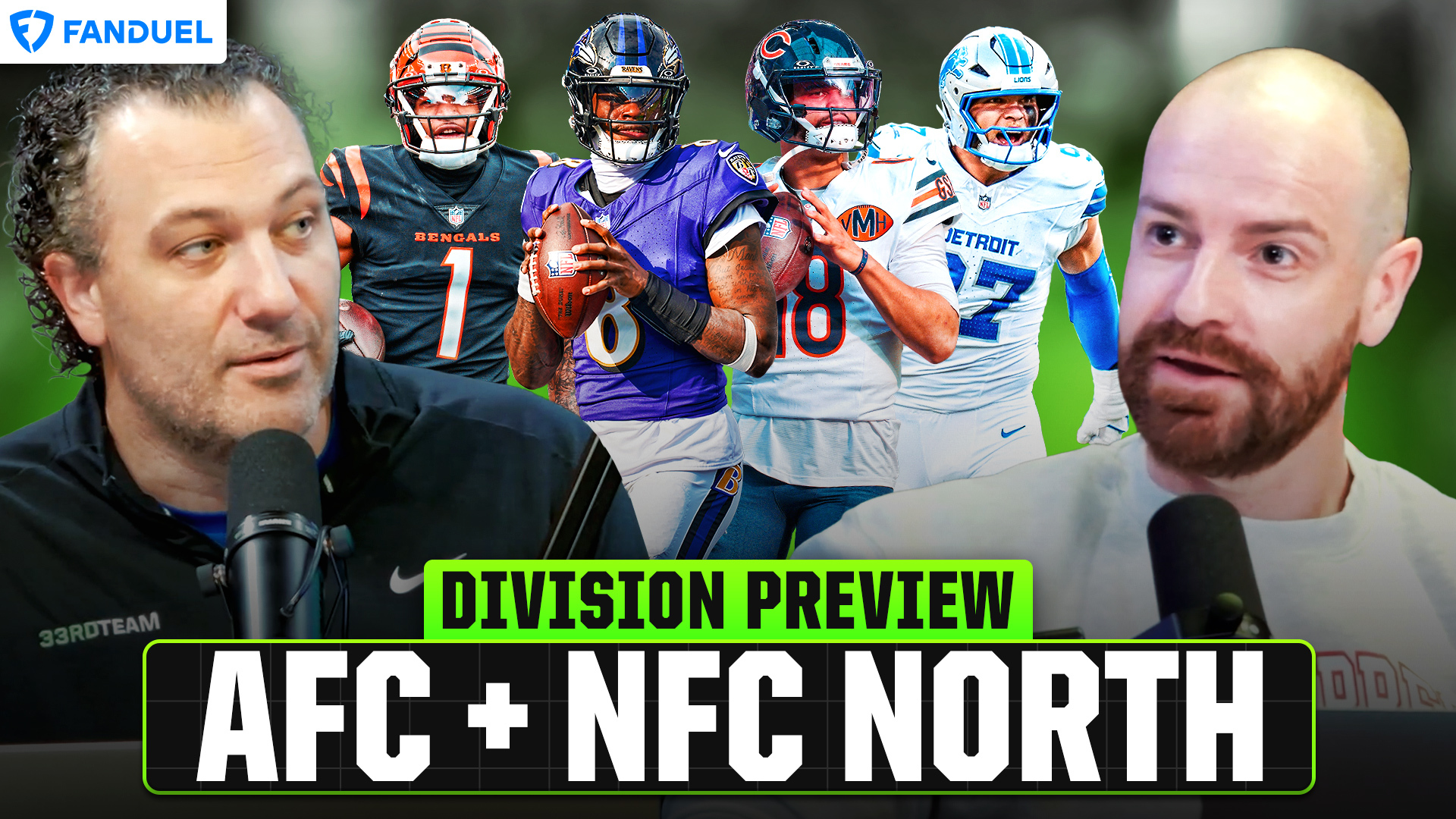 AFC + NFC North 2026 NFL Season Preview & Predictions episode artwork
