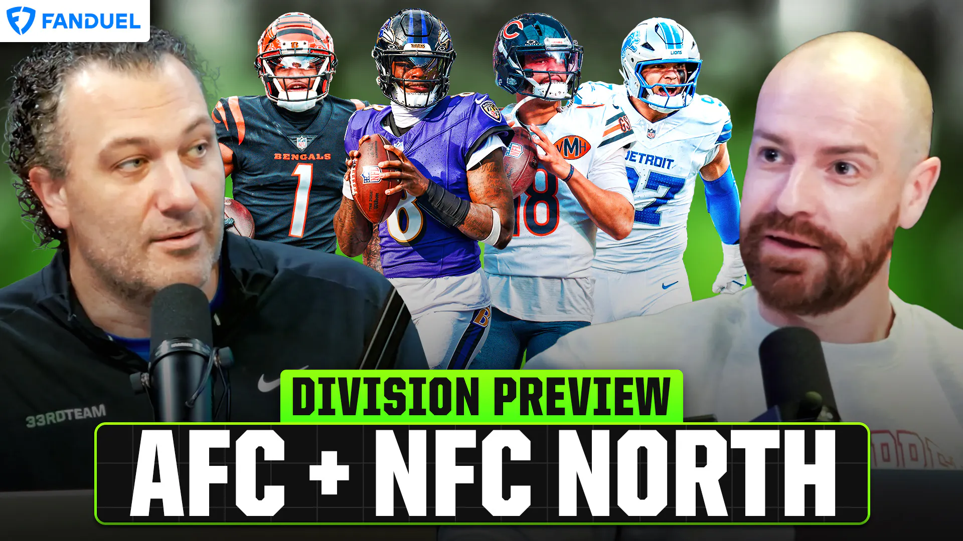 AFC + NFC North 2026 NFL Season Preview & Predictions episode artwork