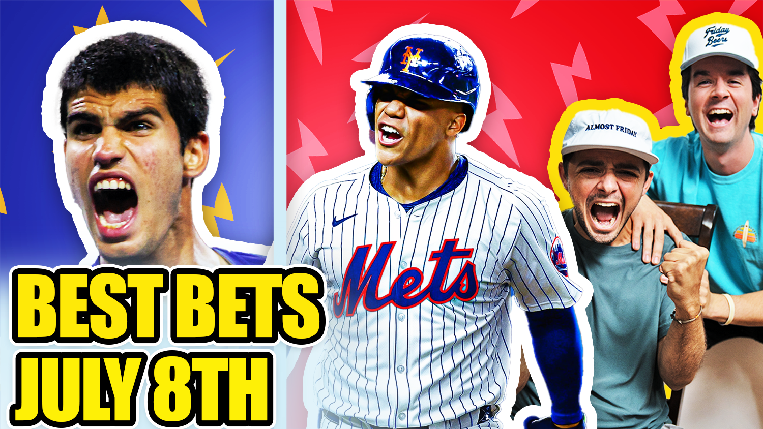 TUESDAY'S BEST BETS FOR WIMBLEDON & MLB