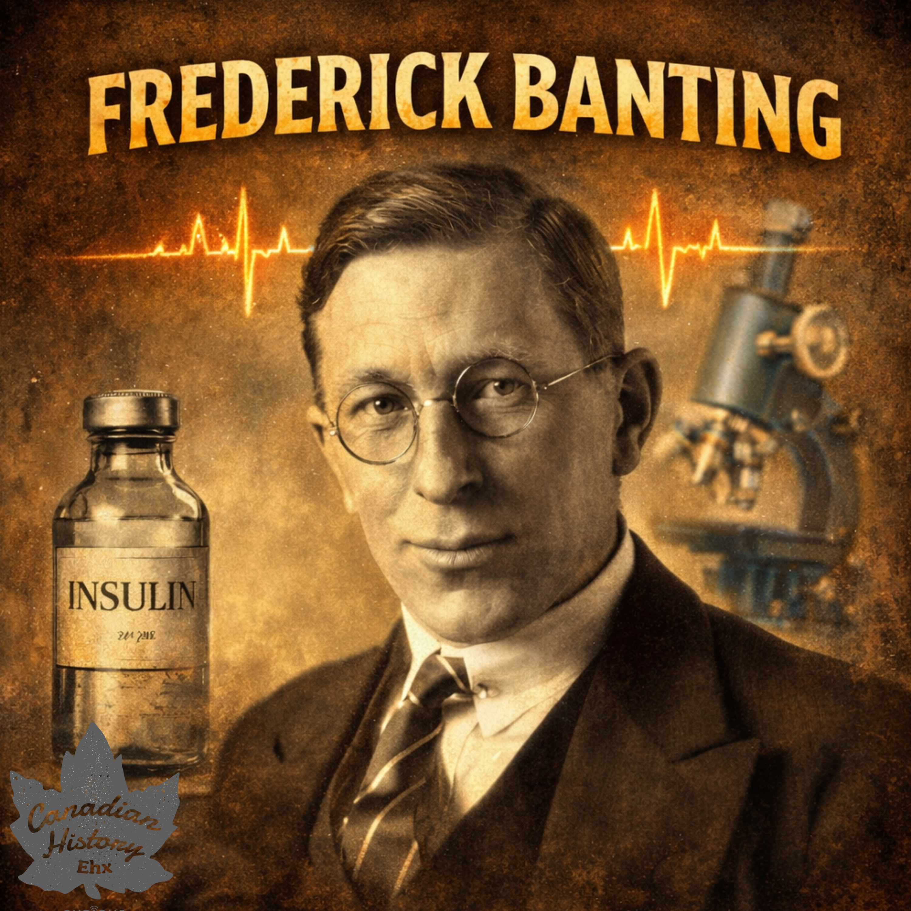 Saving Millions: Sir Frederick Banting artwork