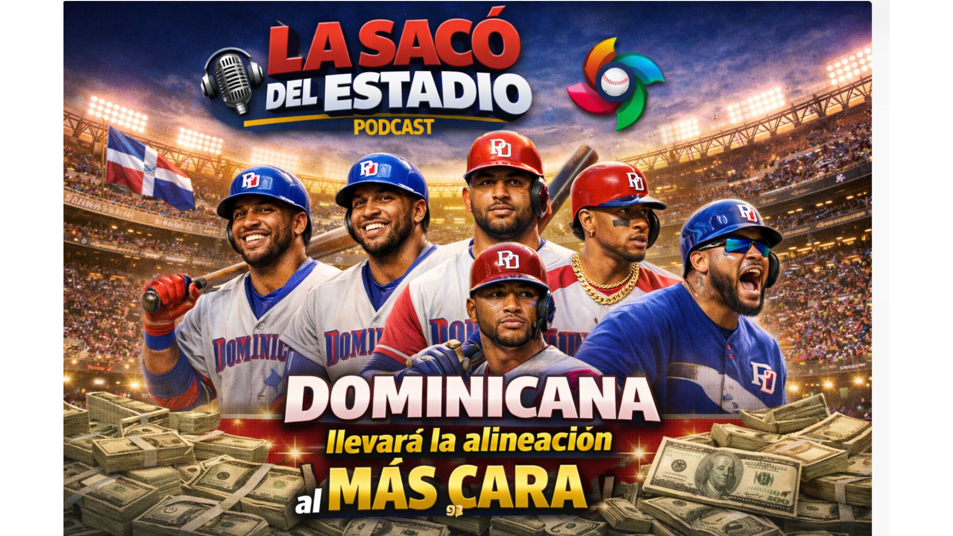 Dominicana llevará la alineación mas cara al Clásico Mundial⚾️ episode artwork